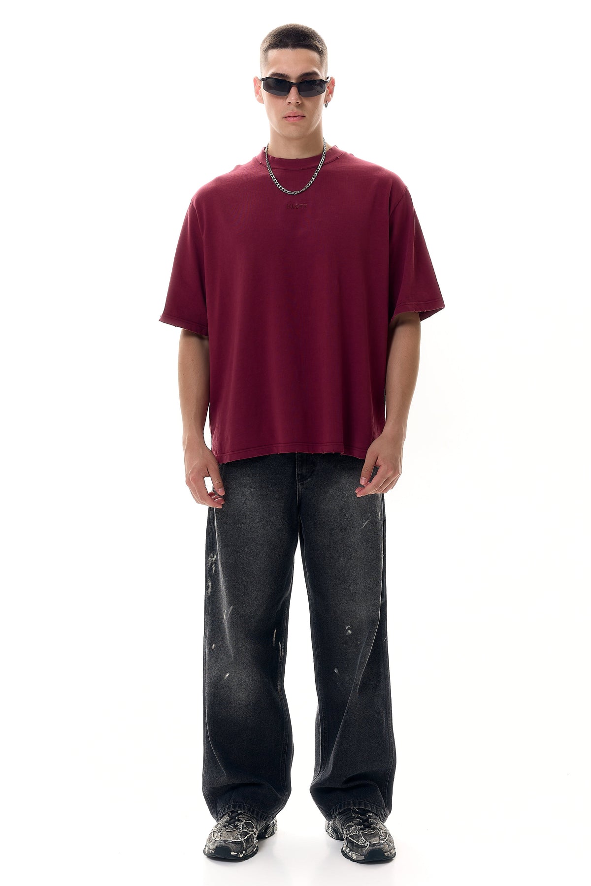Oversized T-Shirt with KLOTT Embroidery