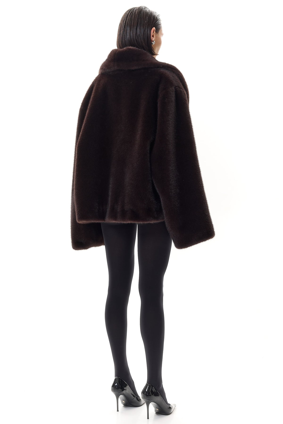 Insulated Faux Fur Coat
