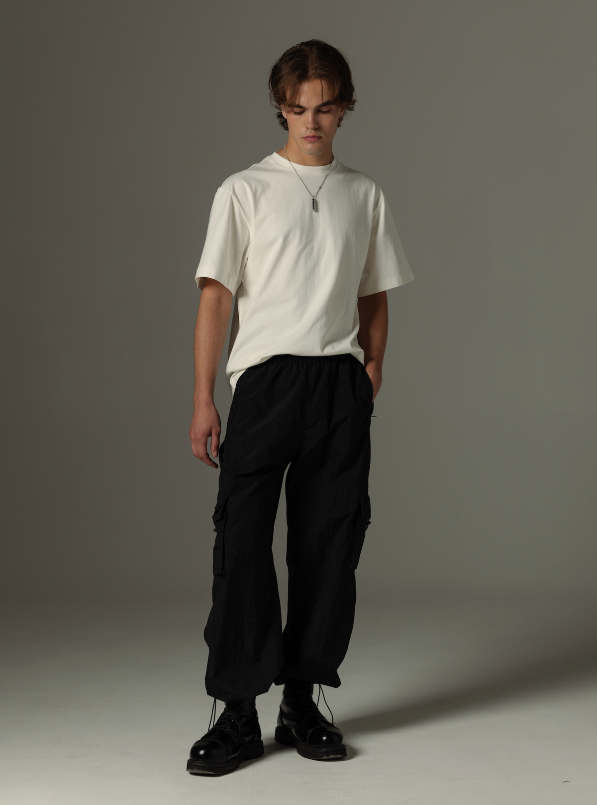 Nylon Cargo Pants