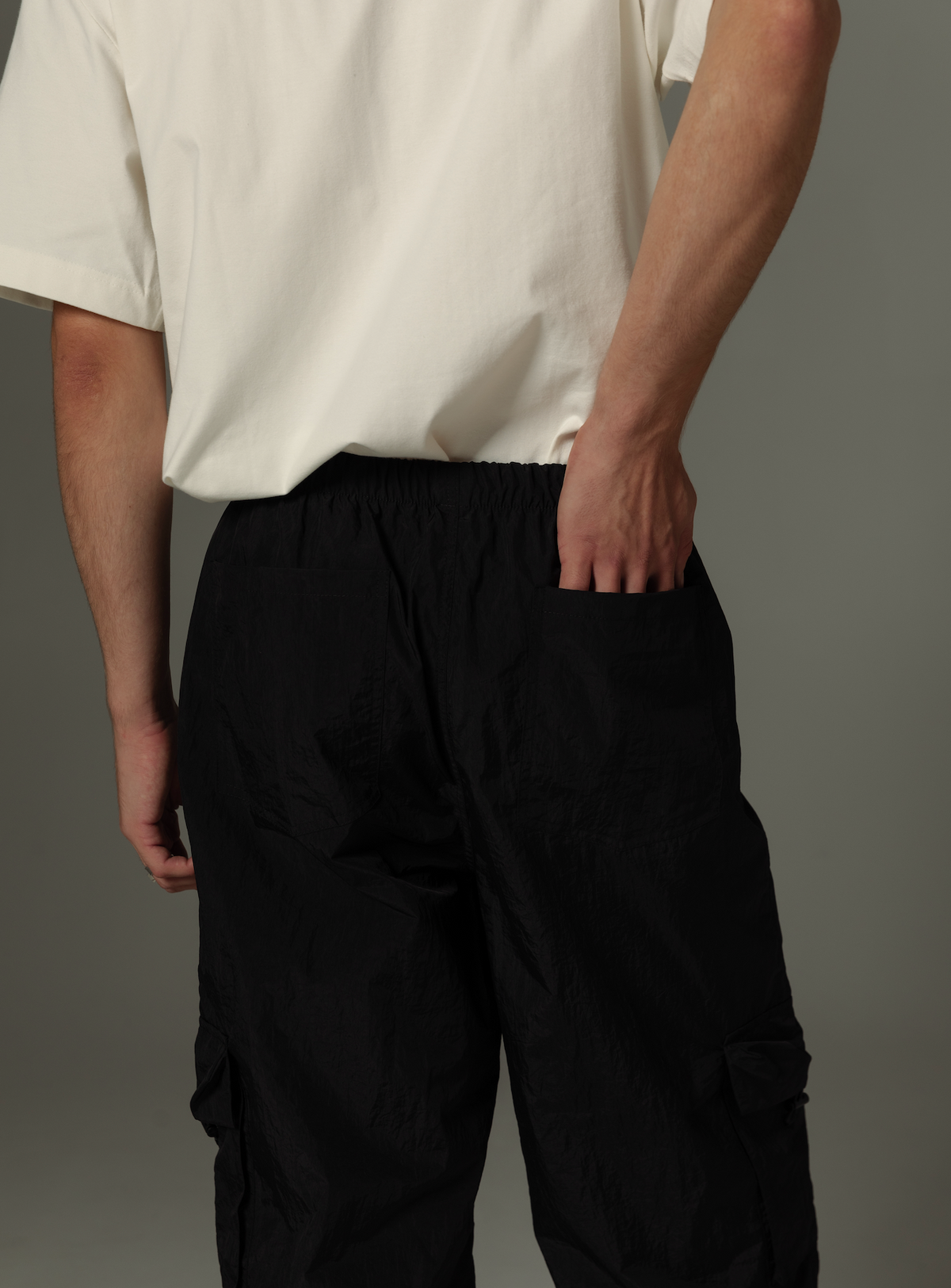 Nylon Cargo Pants