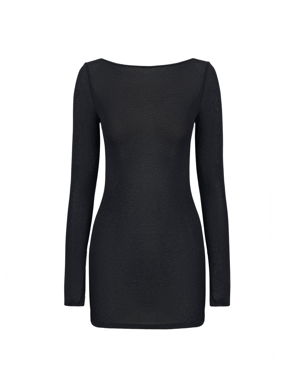 Sheer Mini Dress "Noir"