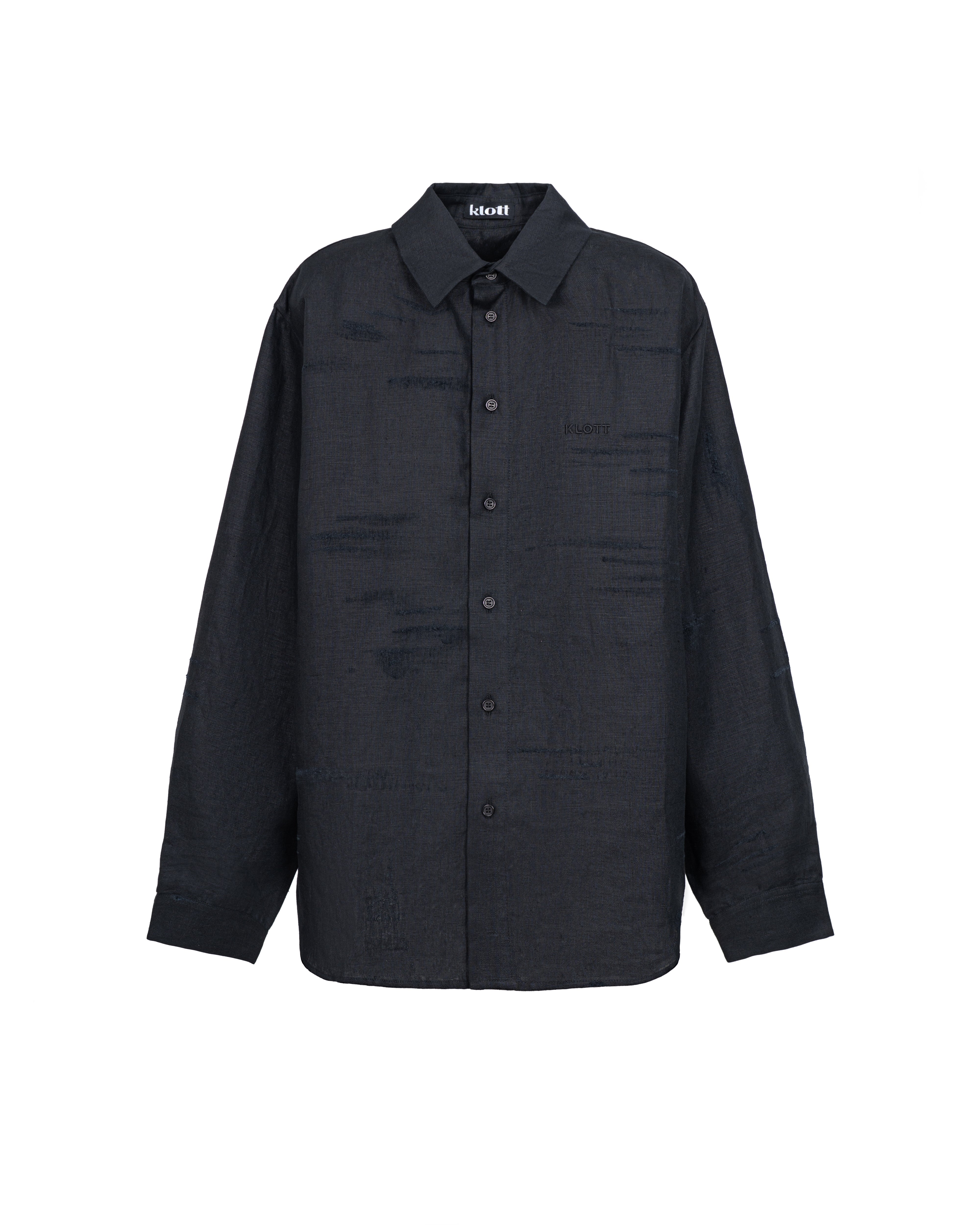 Distressed Linen Shirt
