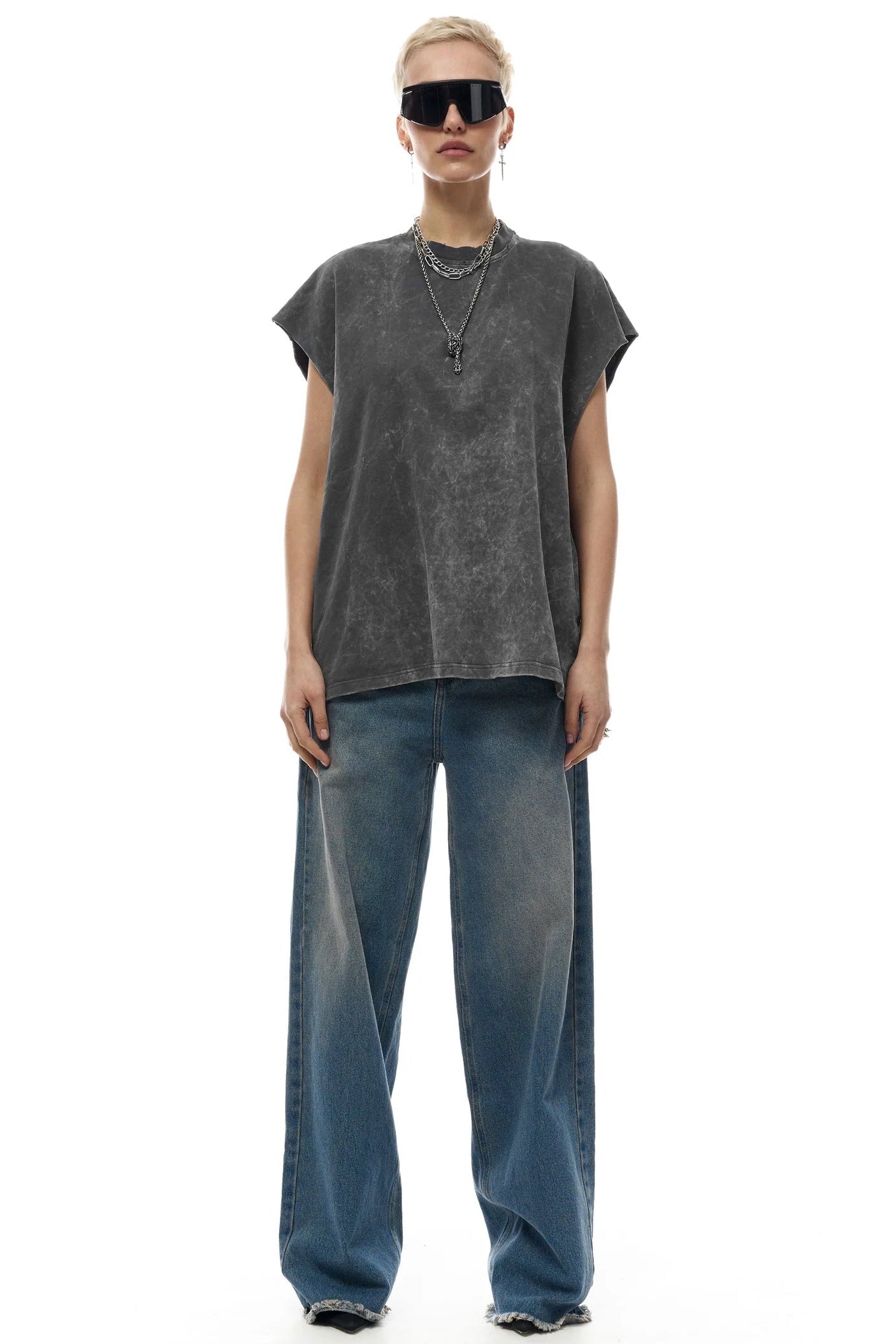 OVERSIZED FIT COTTON TANK TOP