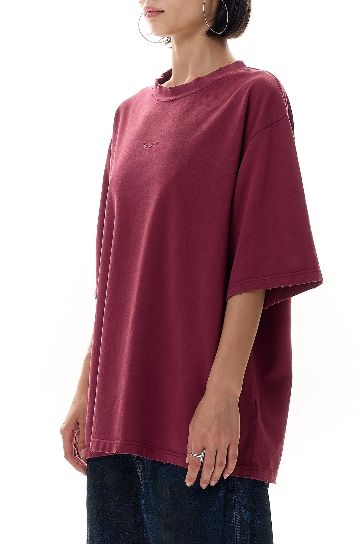 Oversized T-Shirt with KLOTT Embroidery