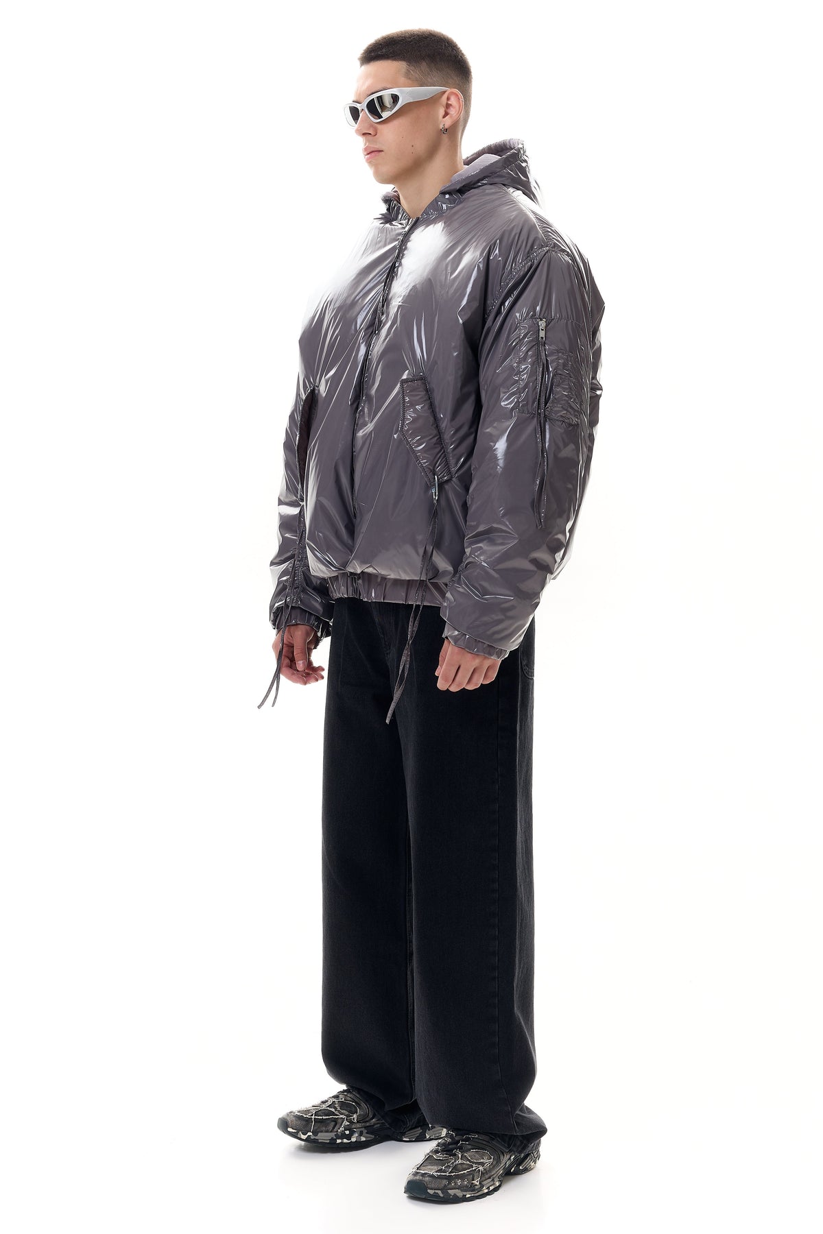Oversized Bomber Jacket
