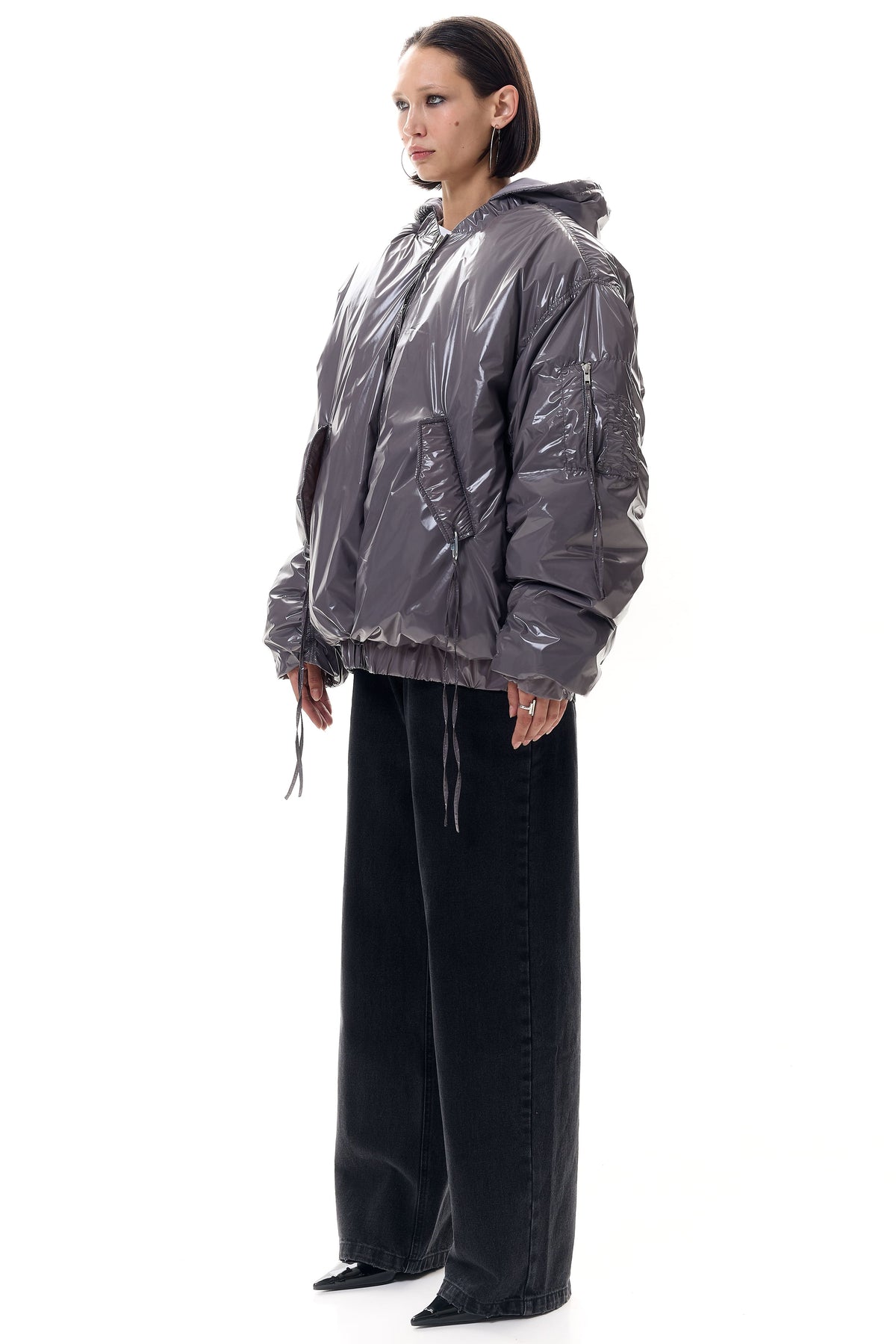 Oversized Bomber Jacket