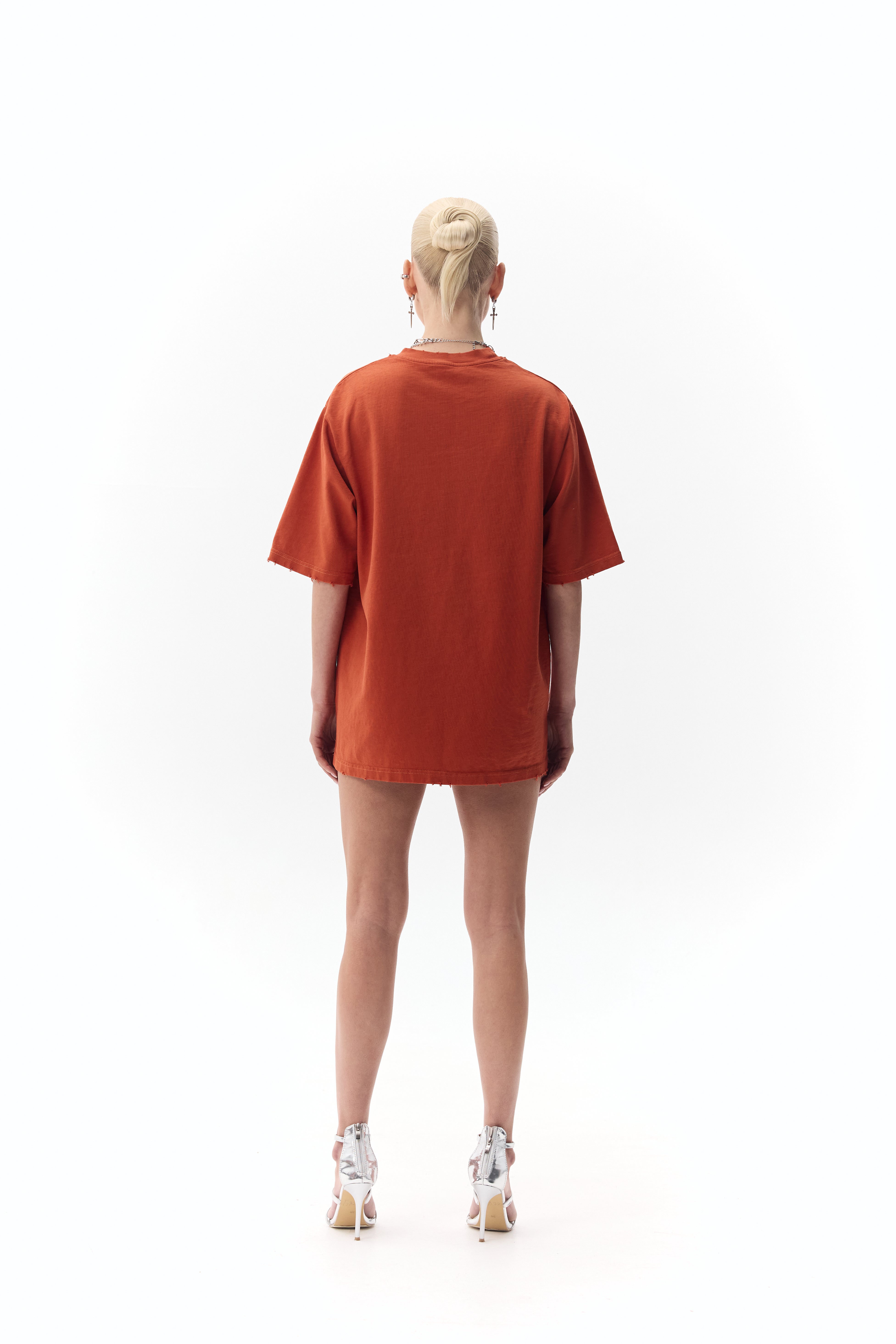 Oversized T-Shirt with "KLOTT" Embroidery