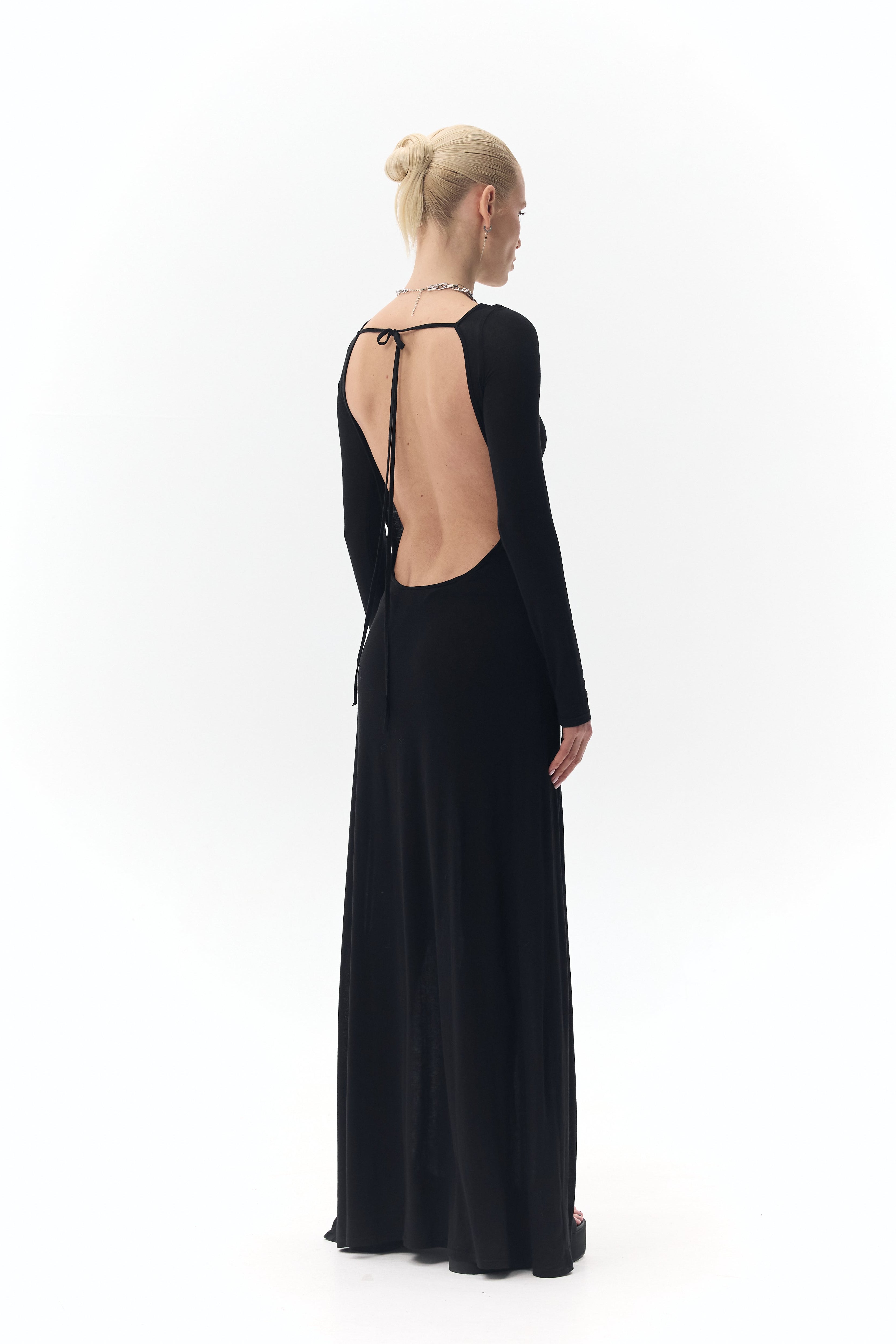 Sheer Maxi Dress "Infini"