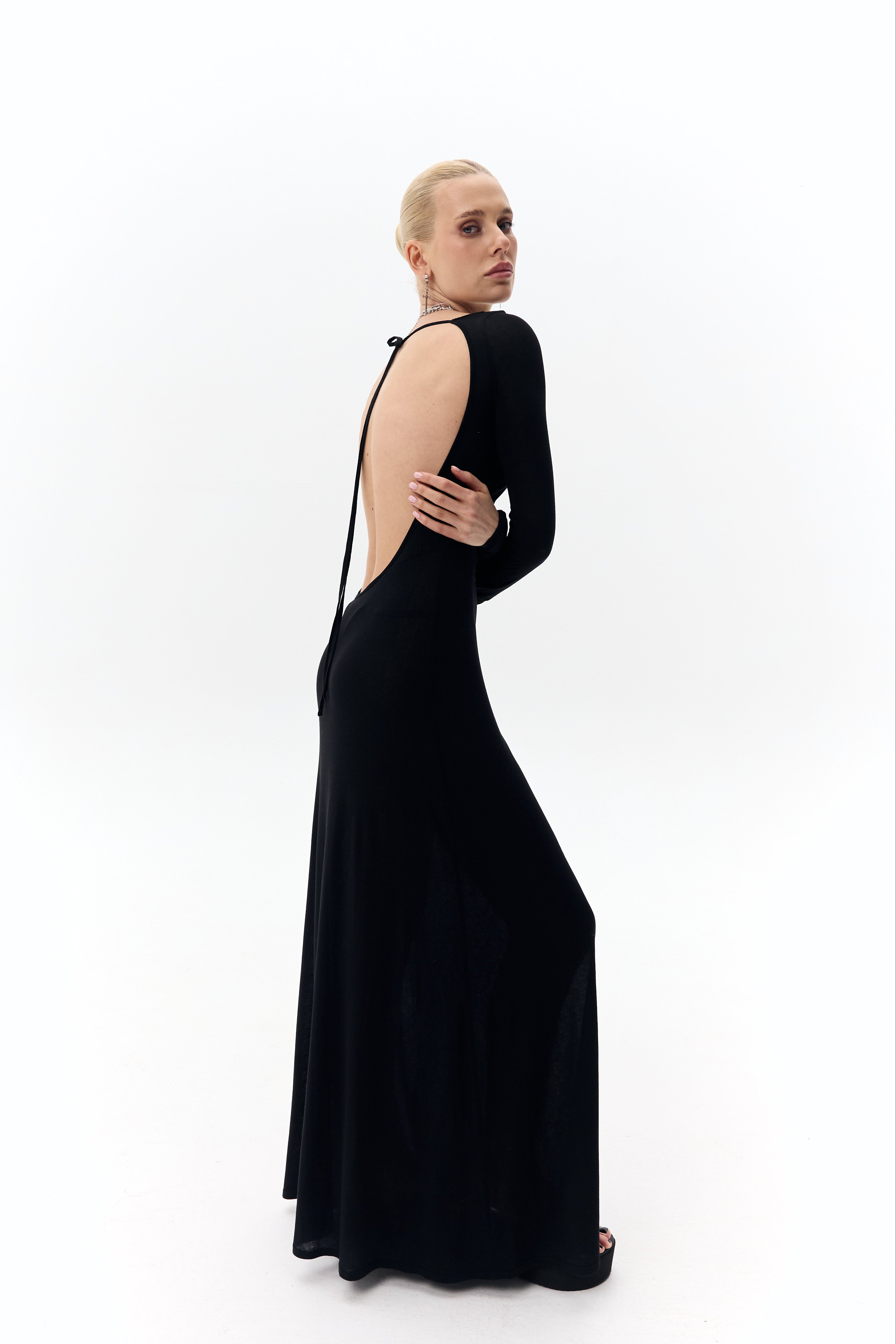 Sheer Maxi Dress "Infini"