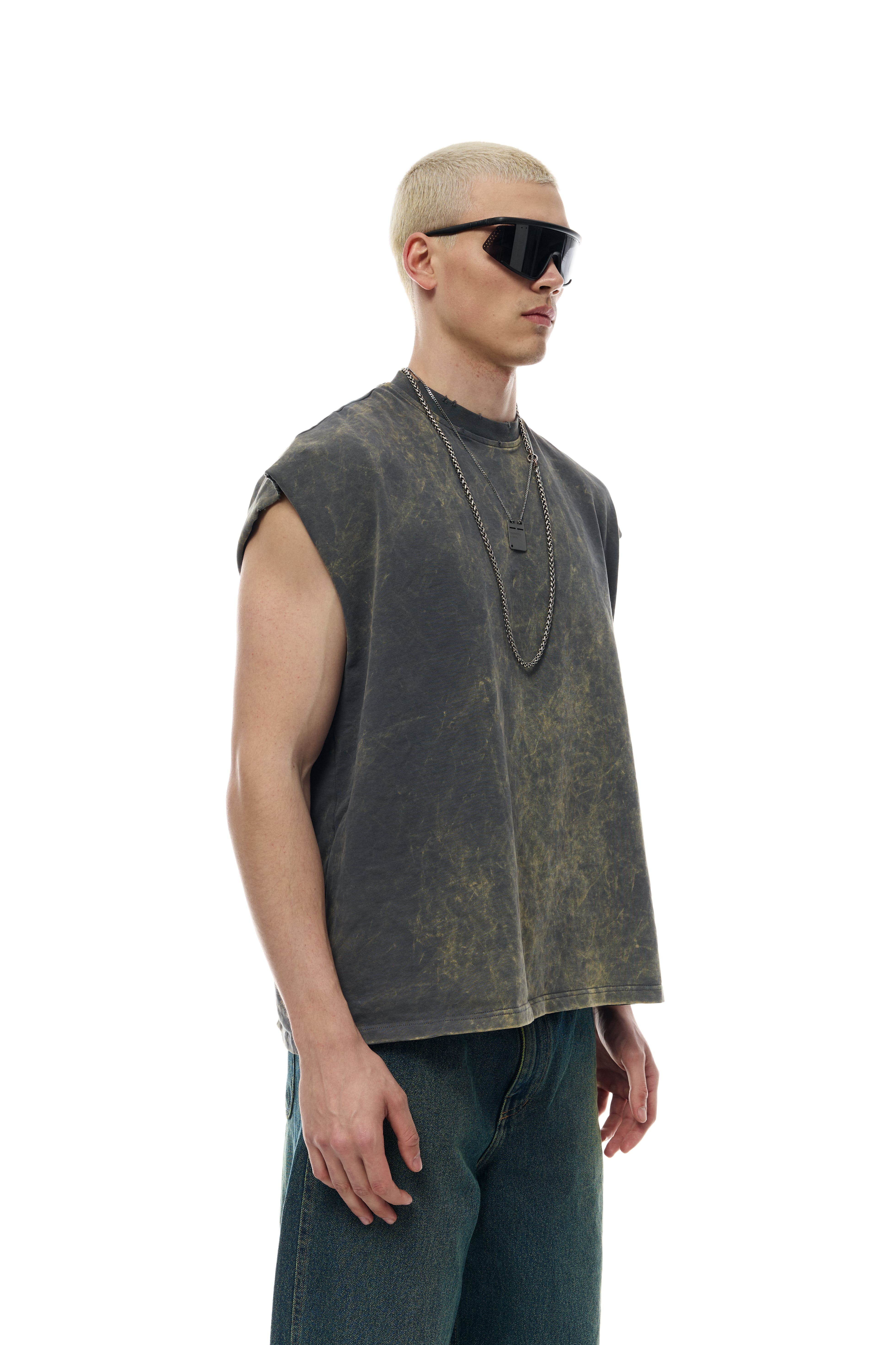 OVERSIZED FIT COTTON TANK TOP