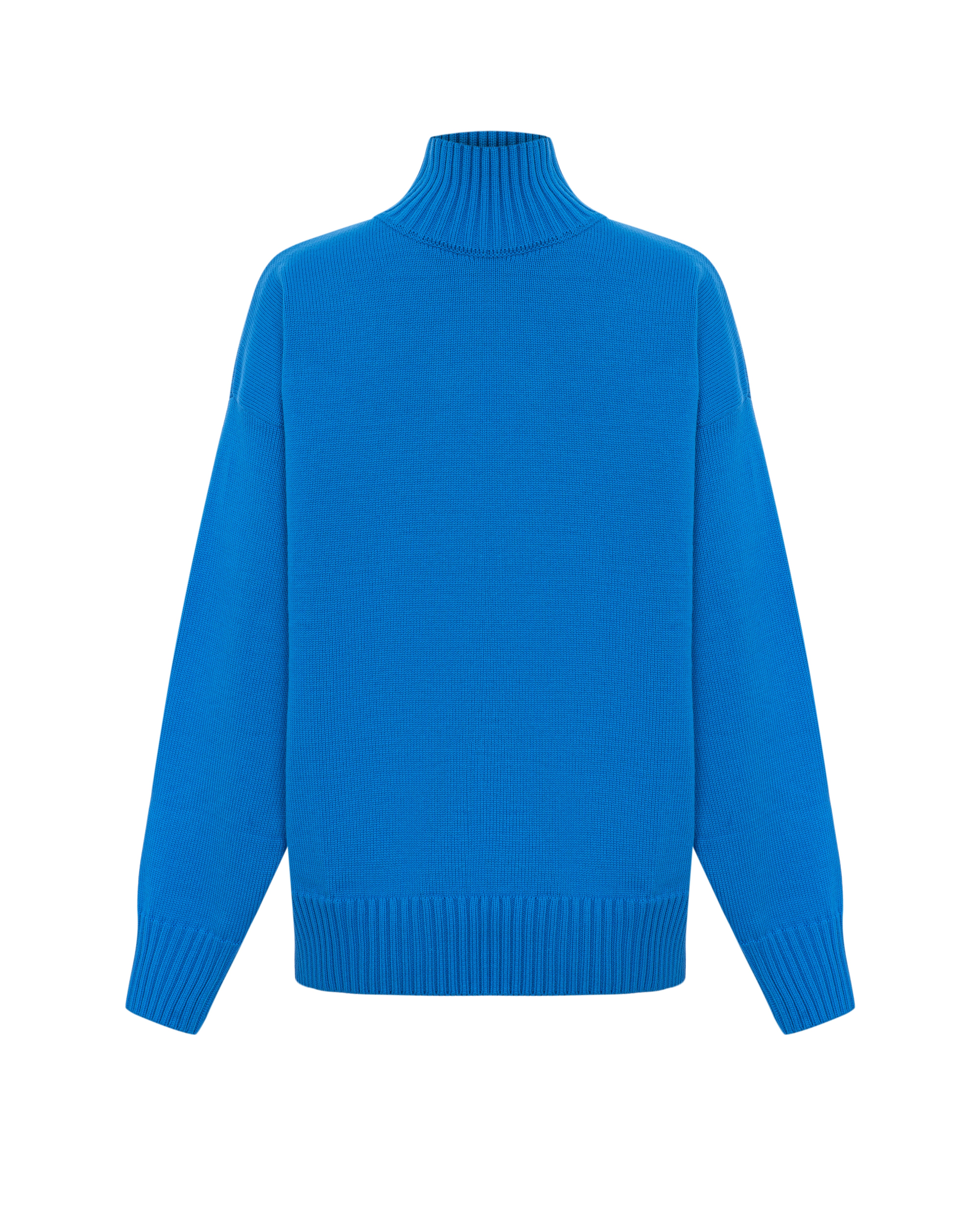TURTLENECK COTTON BLEND SWEATER