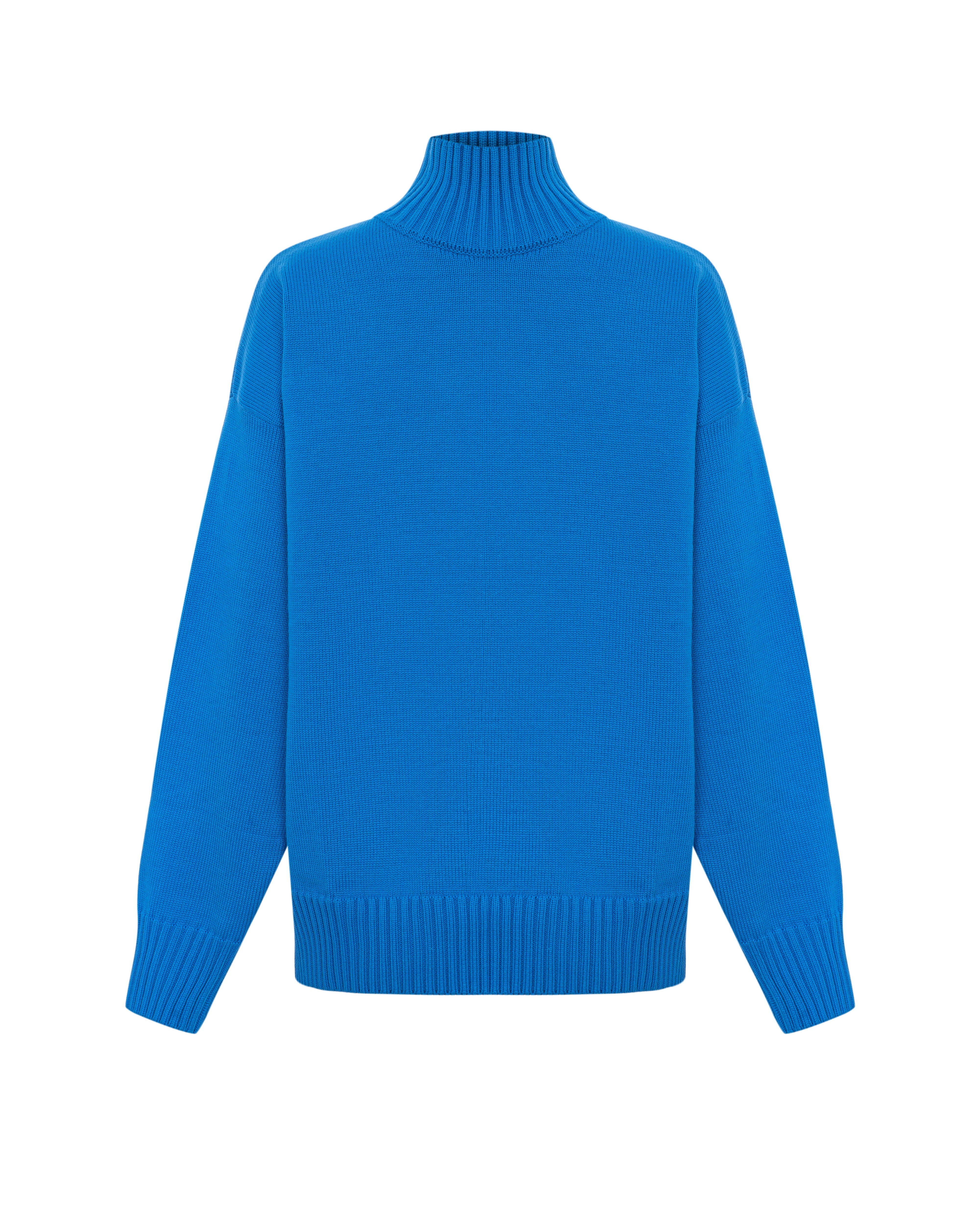 TURTLENECK COTTON BLEND SWEATER
