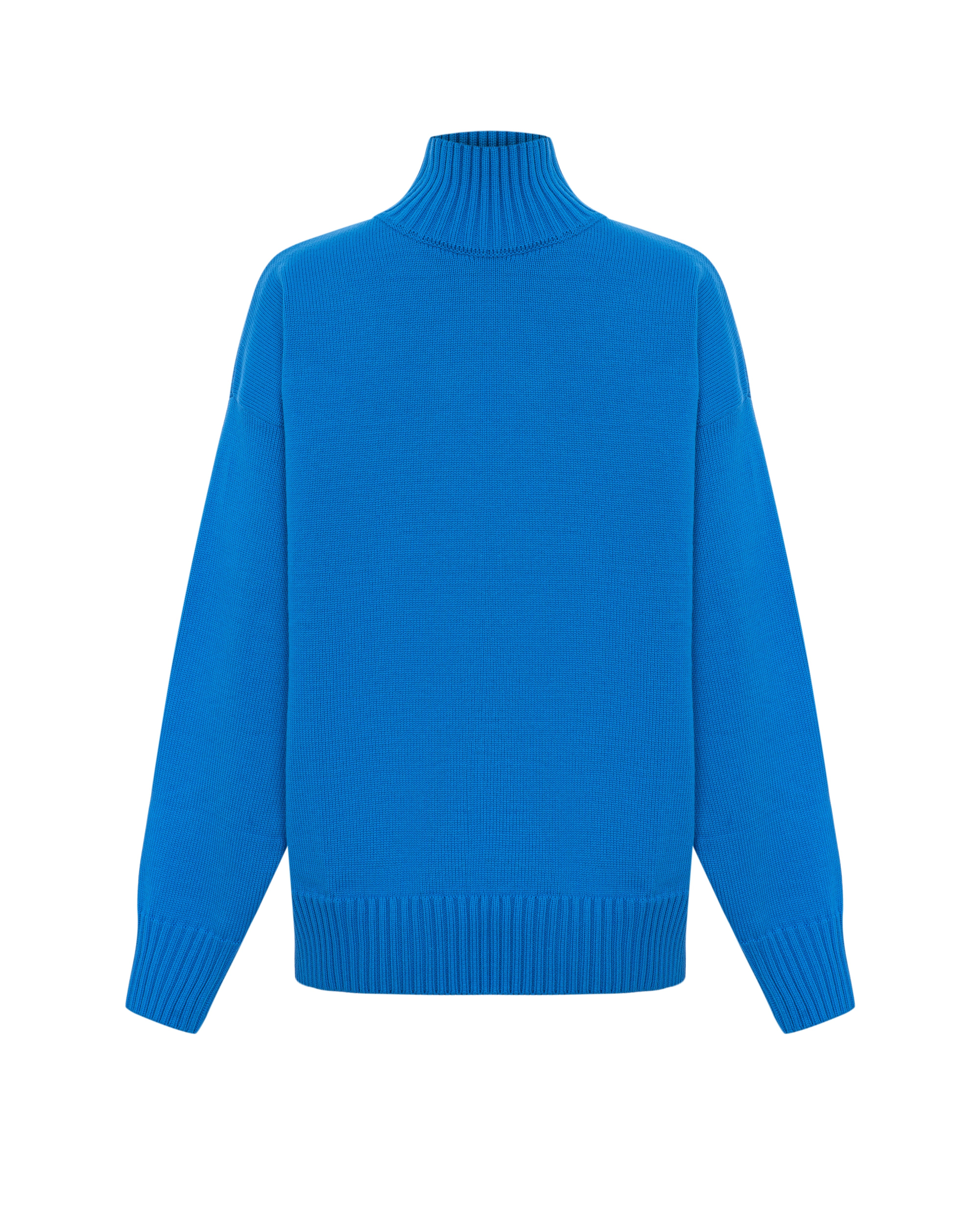 TURTLENECK COTTON BLEND SWEATER