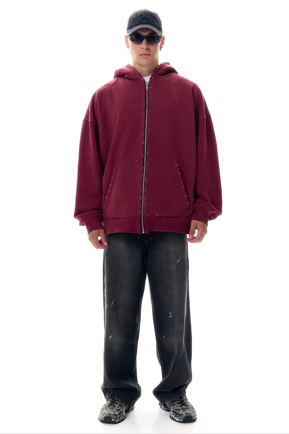 Oversized Hoodie with KLOTT Embroidery
