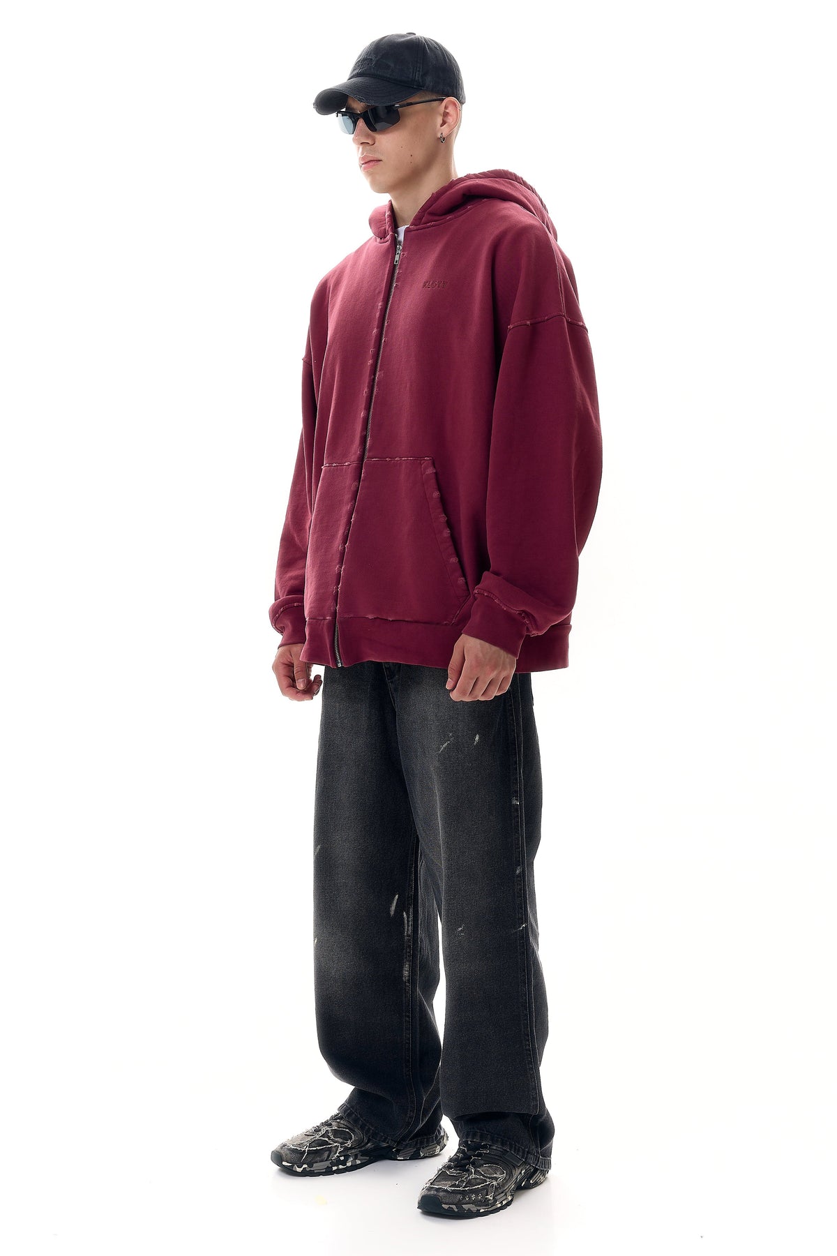 Oversized Hoodie with KLOTT Embroidery