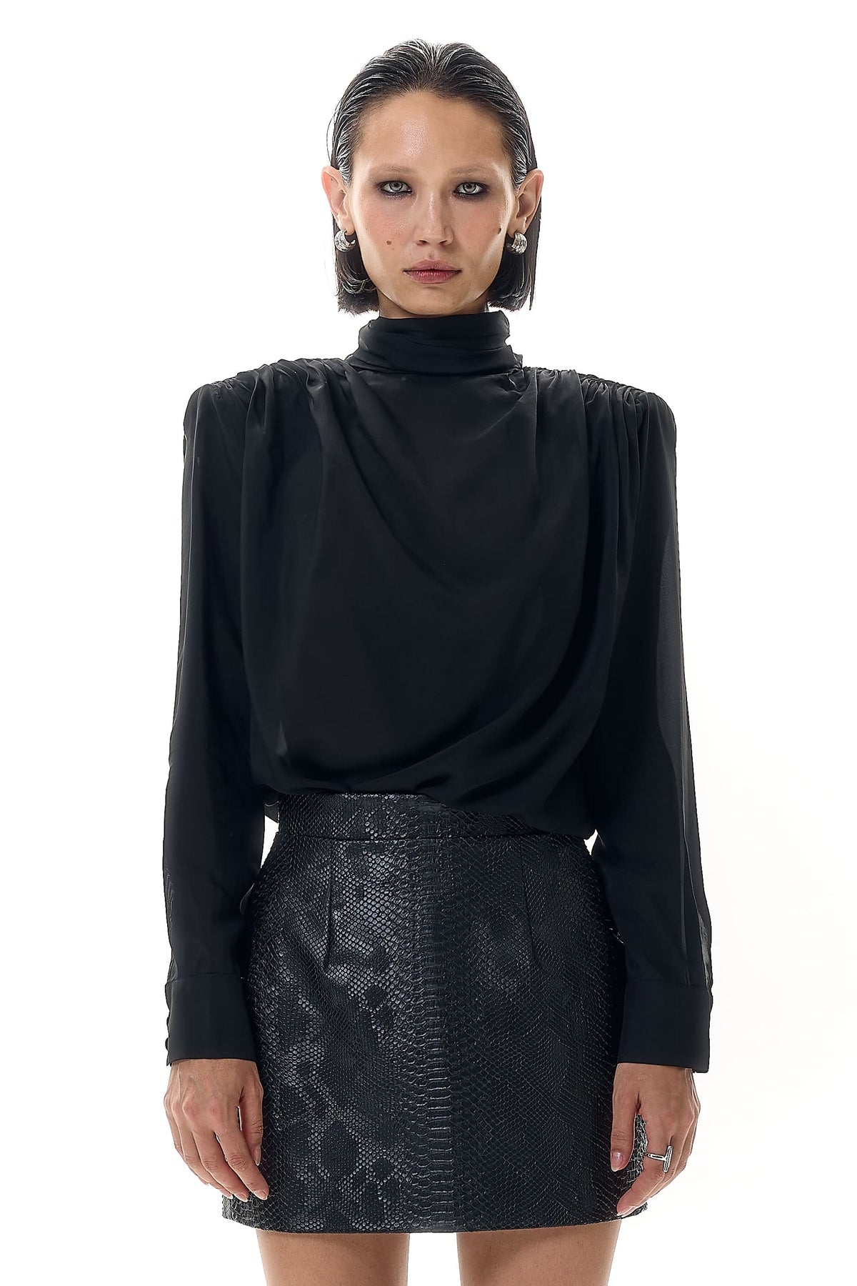 Oversized Sheer Blouse