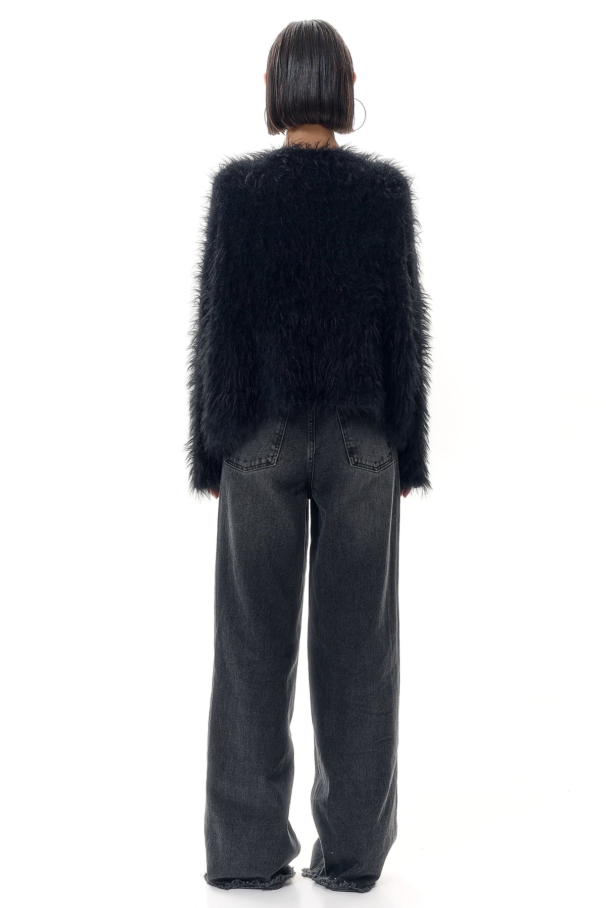 Hand-Knitted Merino Wool Sweater
