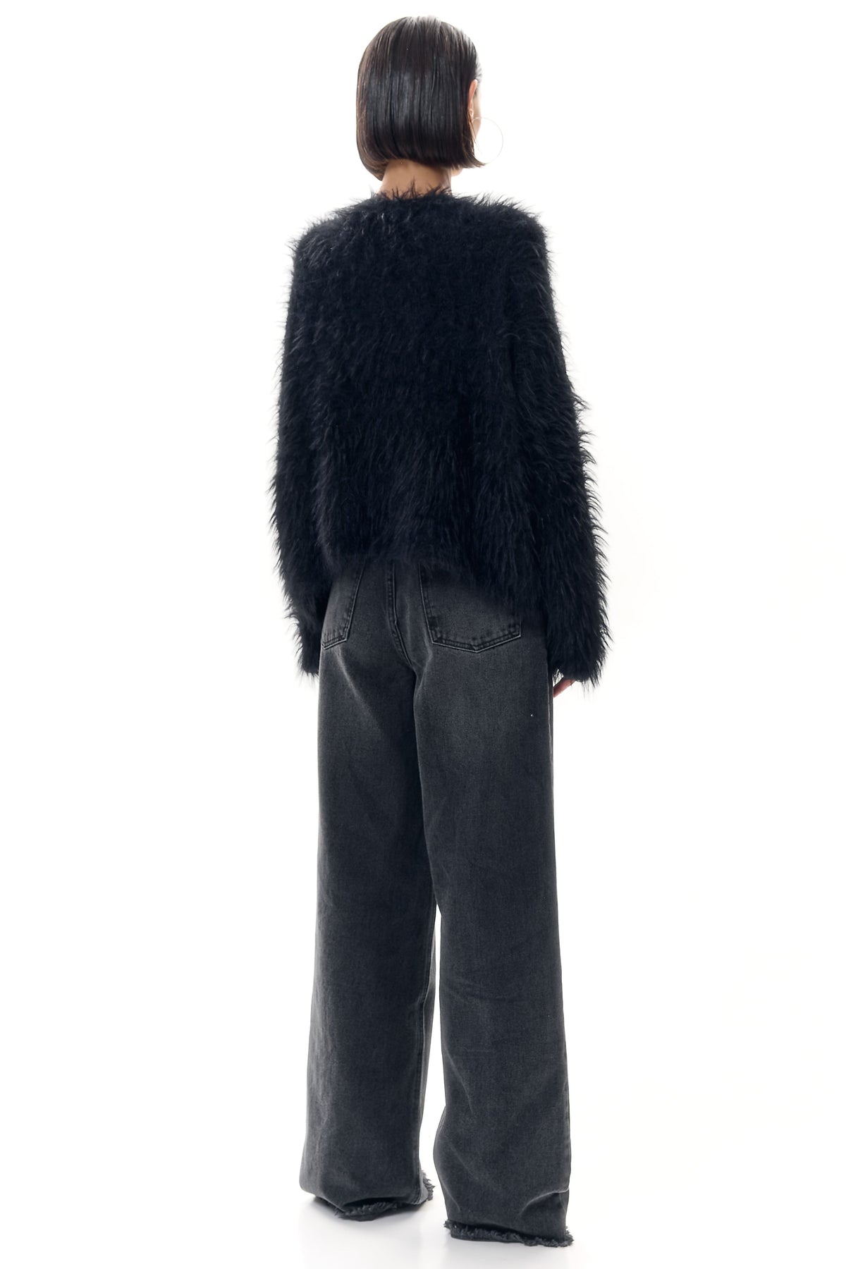 Hand-Knitted Merino Wool Sweater
