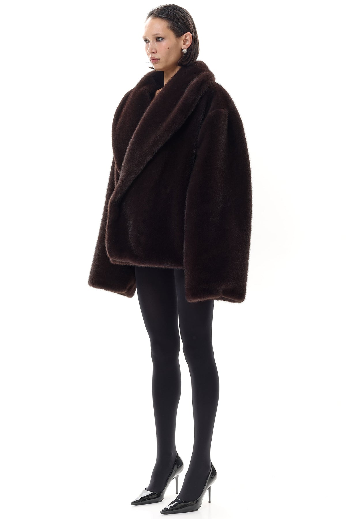 Insulated Faux Fur Coat