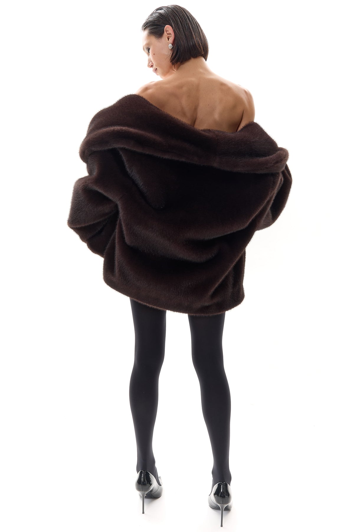 Insulated Faux Fur Coat