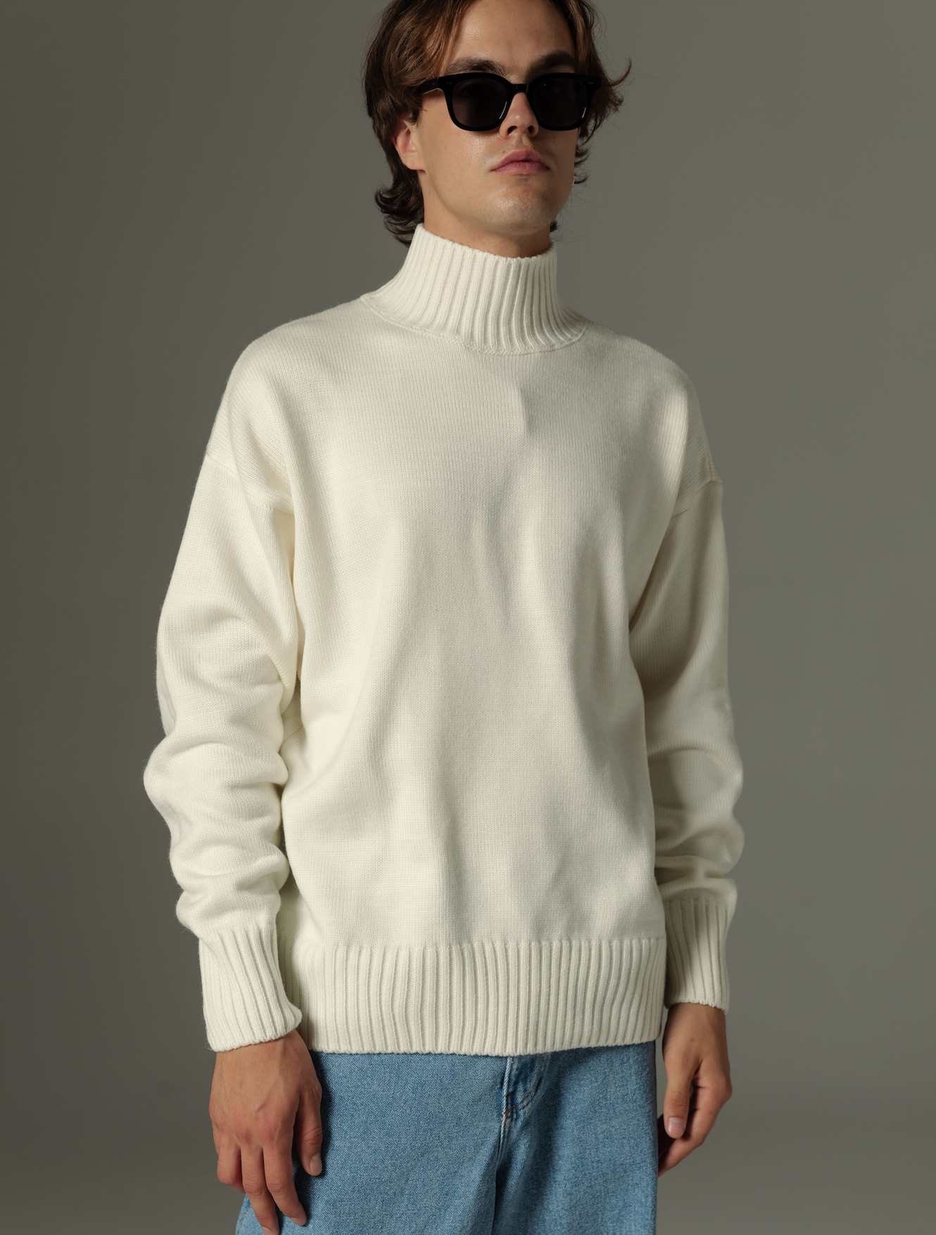 TURTLENECK WOOL BLEND SWEATER