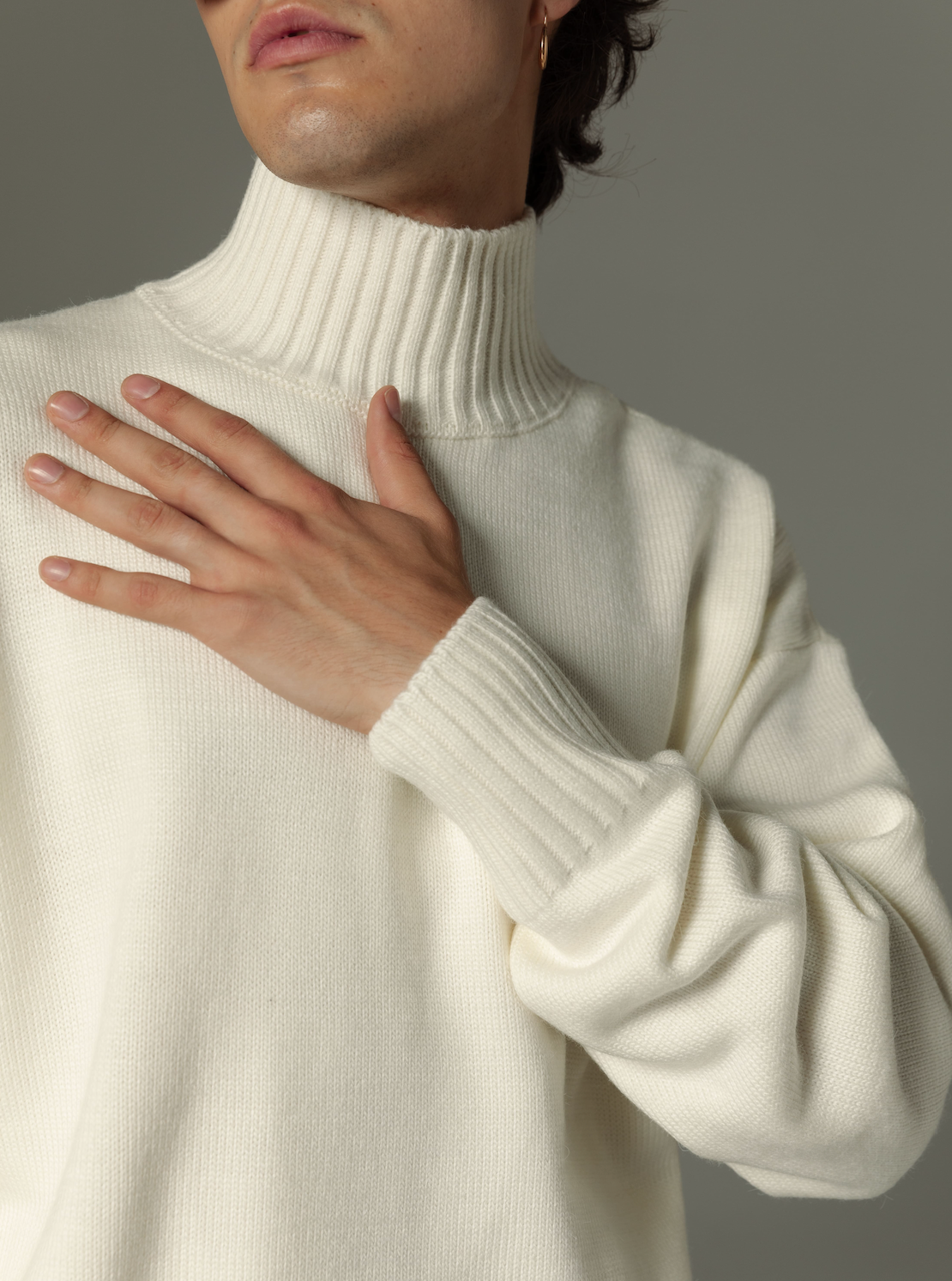 TURTLENECK WOOL BLEND SWEATER