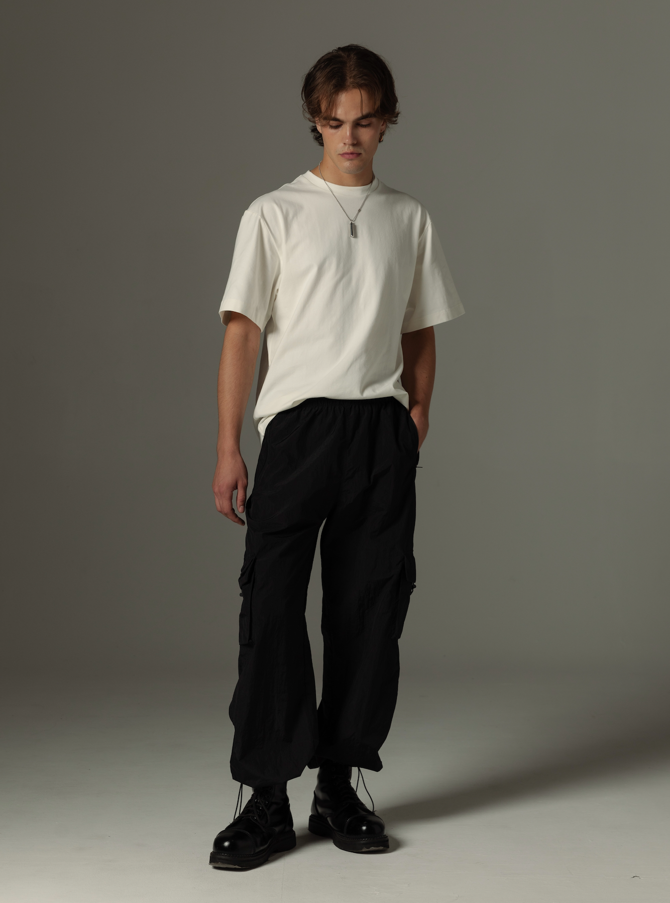 NYLON CARGO TROUSERS