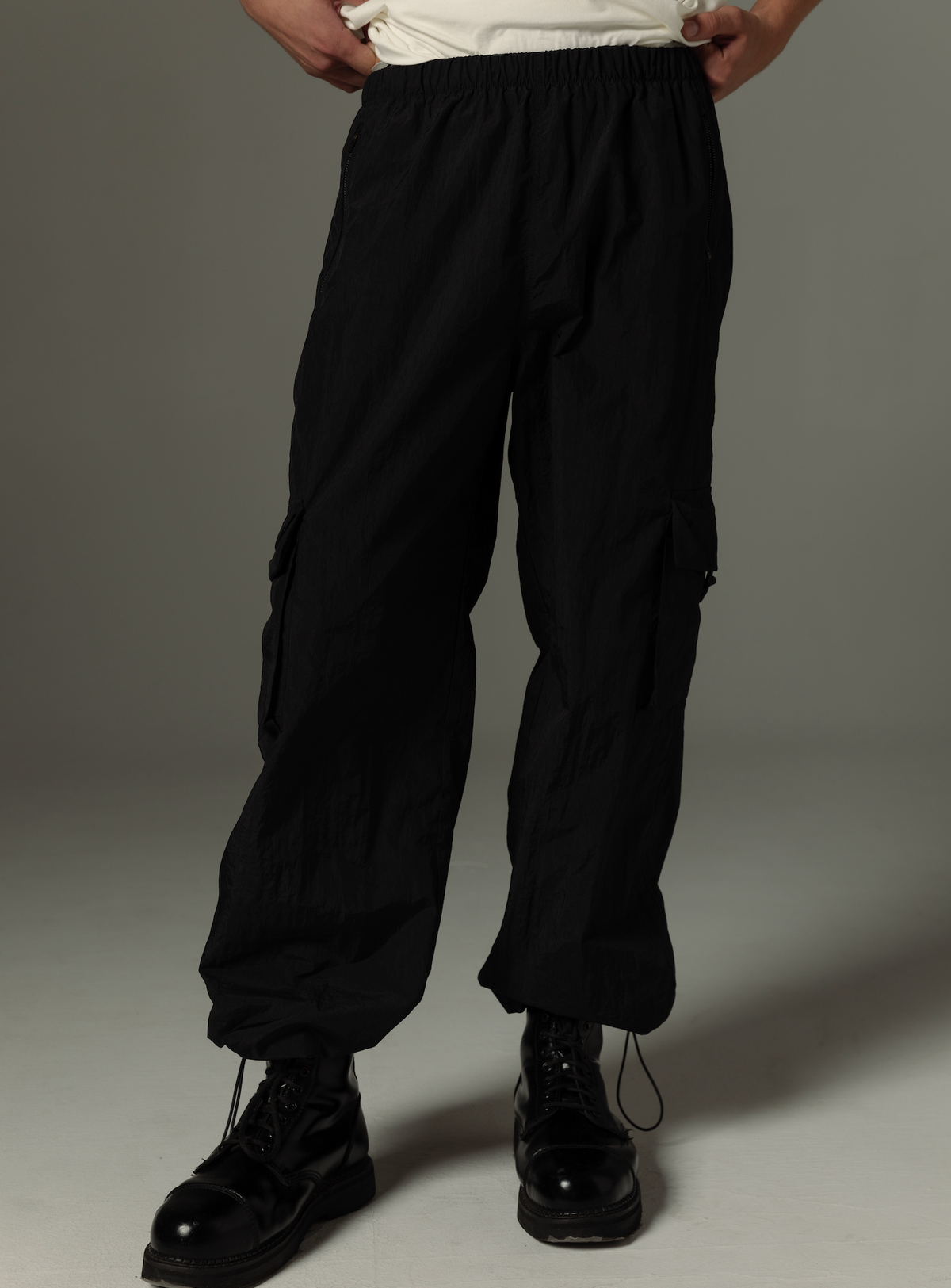 Nylon Cargo Pants