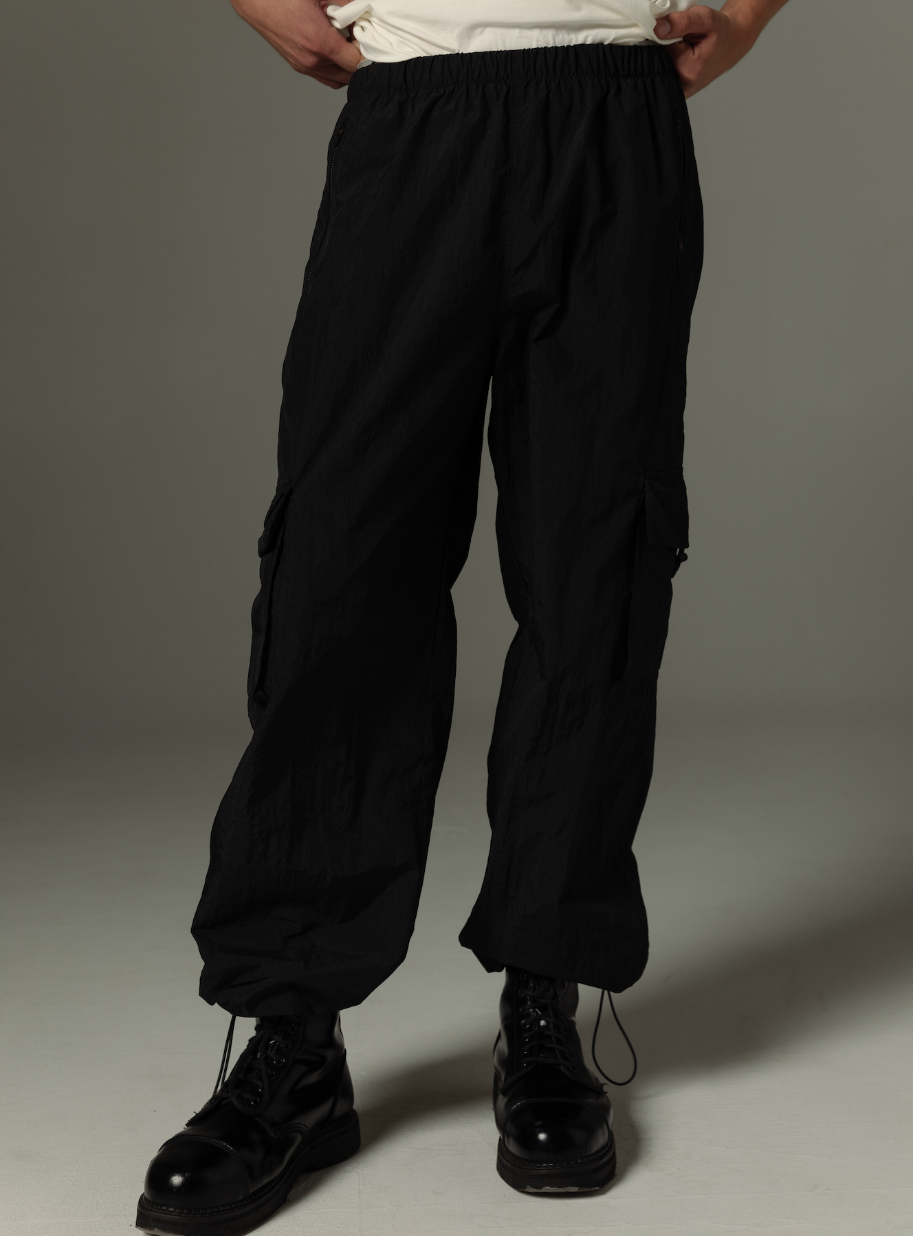 NYLON CARGO TROUSERS