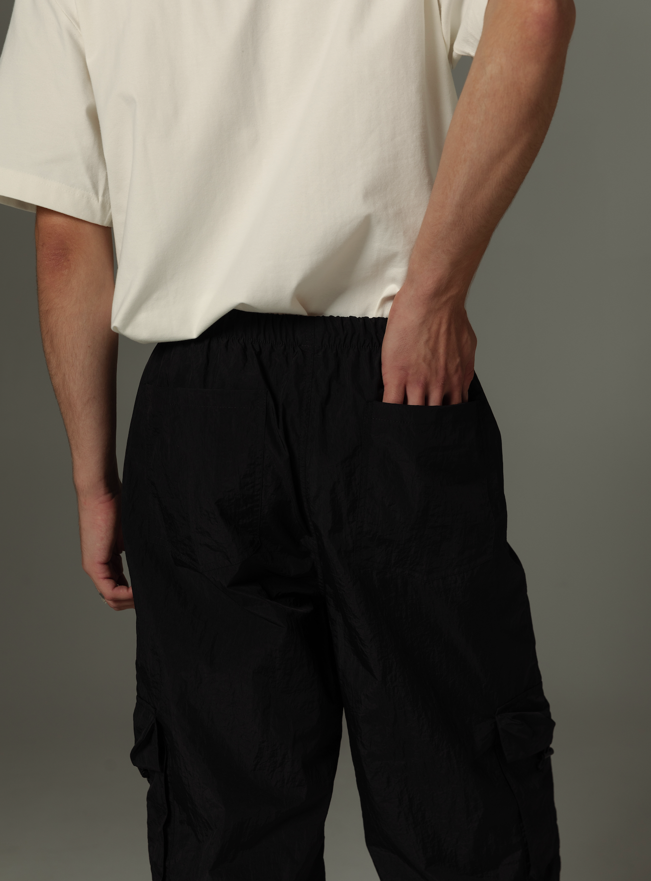 NYLON CARGO TROUSERS