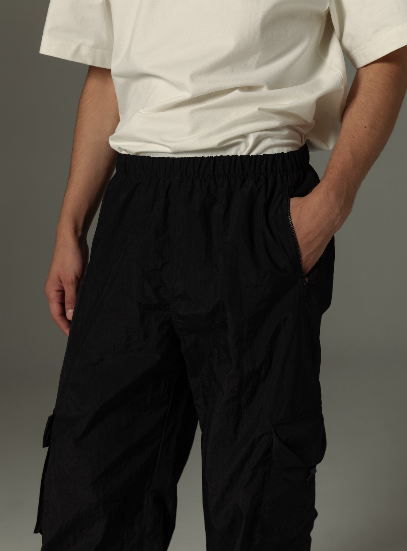 NYLON CARGO TROUSERS