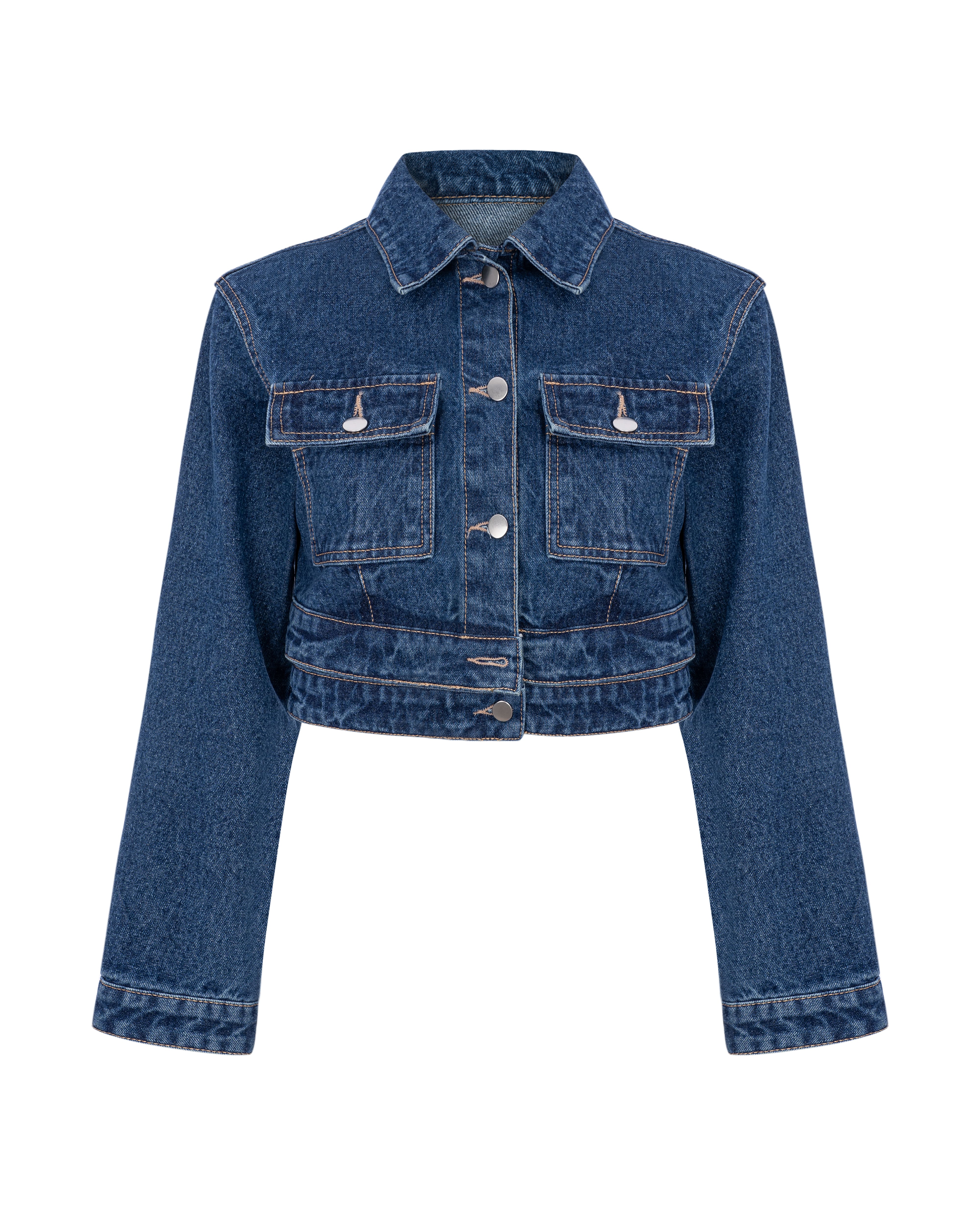 CROPPED DENIM JACKET