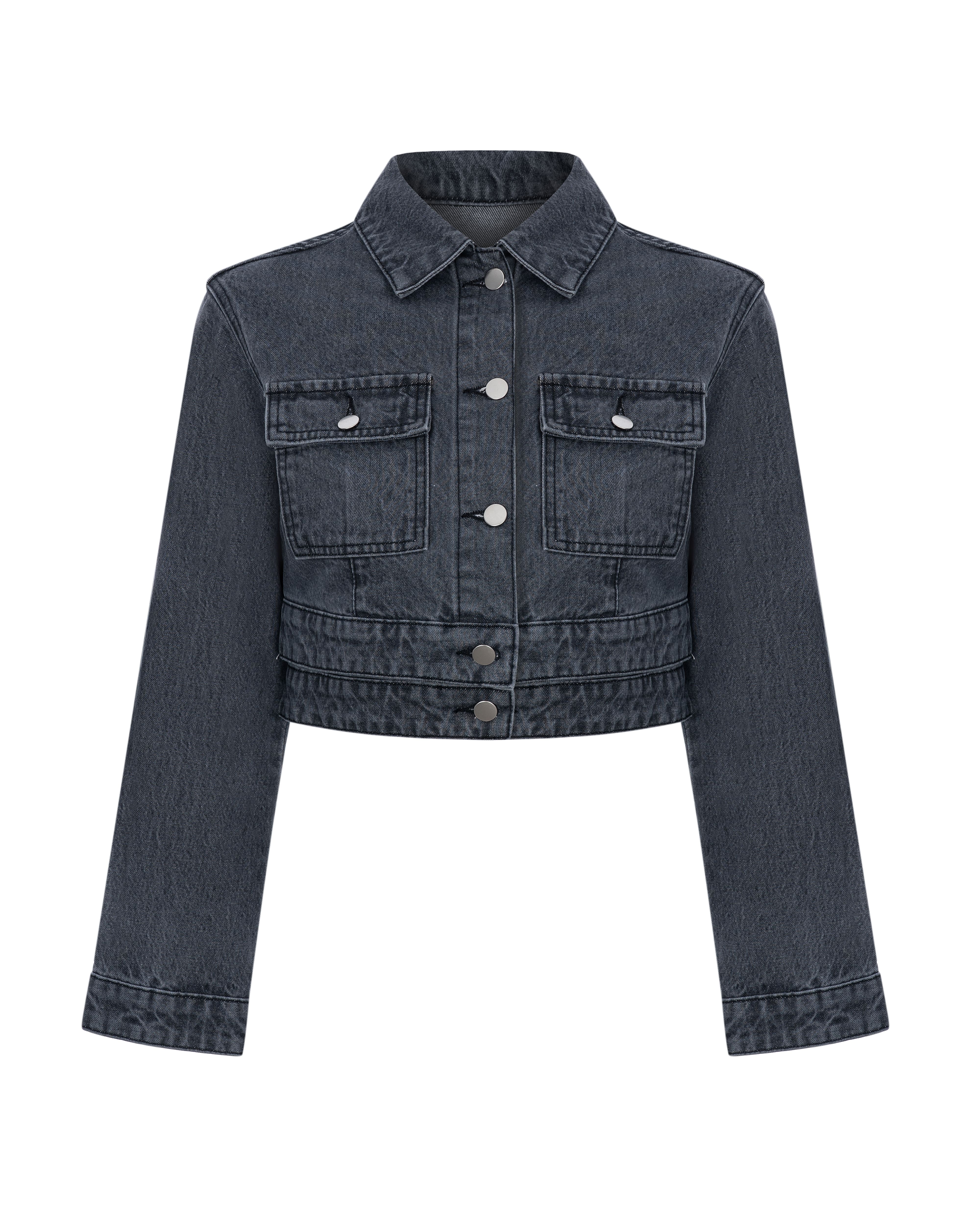 CROPPED DENIM JACKET