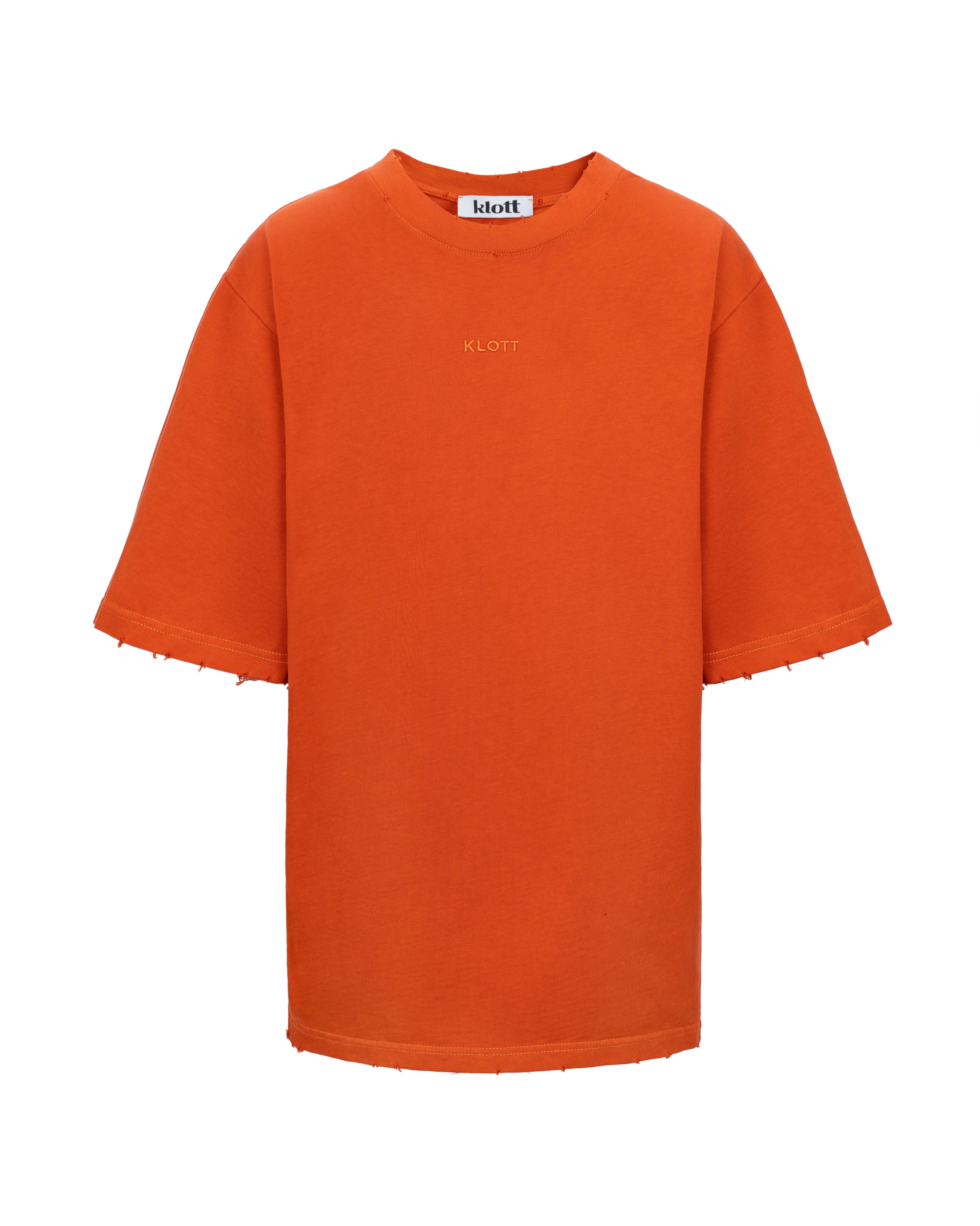 Oversized T-Shirt with "KLOTT" Embroidery