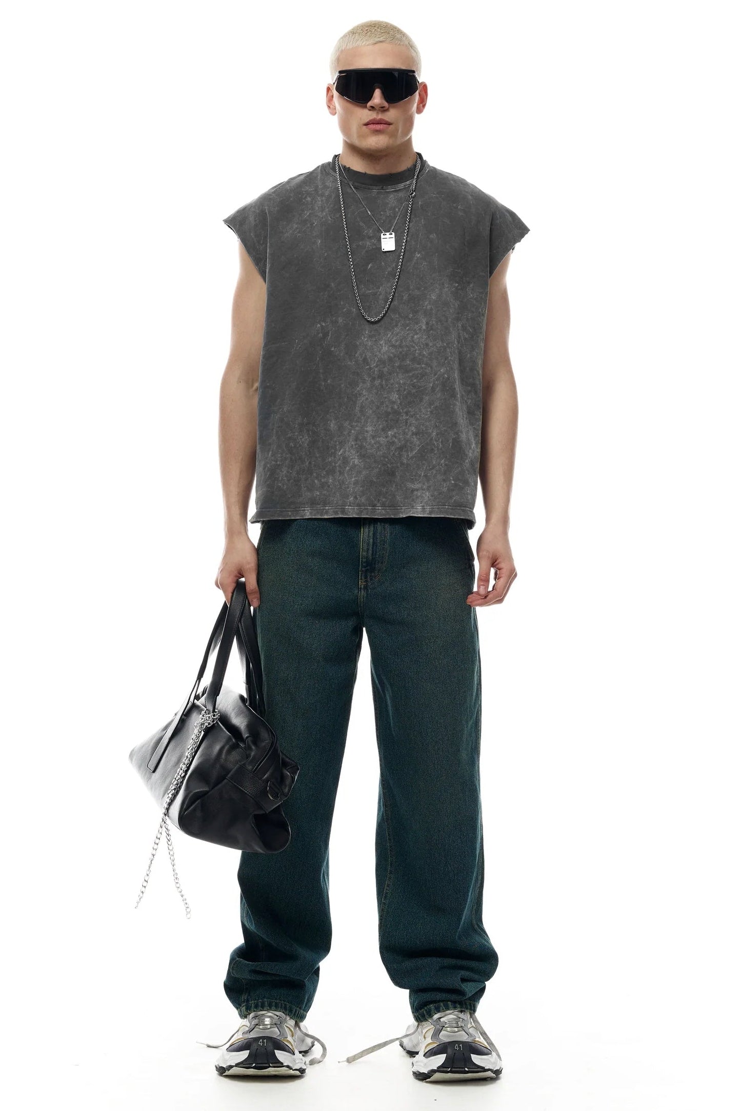 OVERSIZED FIT COTTON TANK TOP
