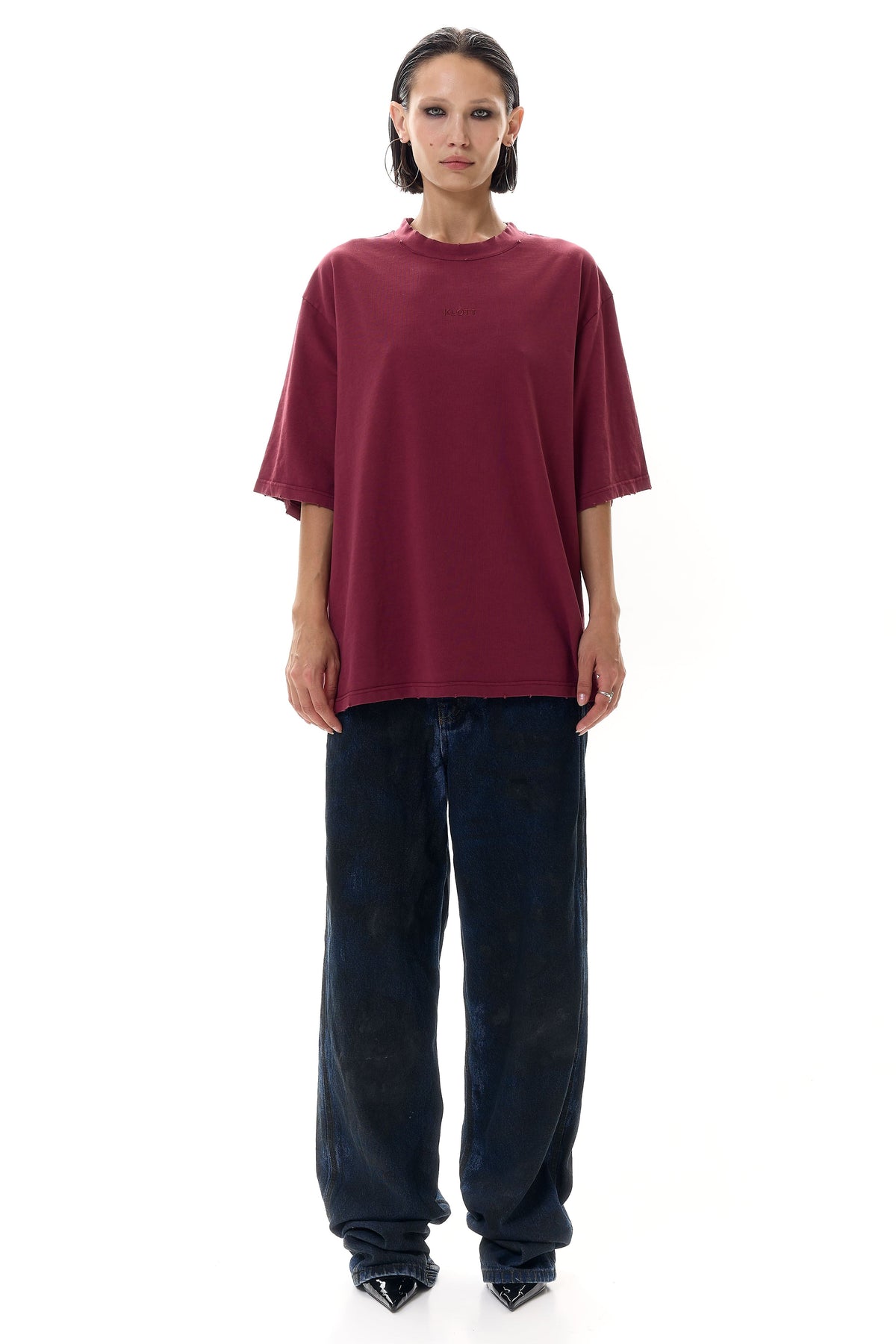 Oversized T-Shirt with KLOTT Embroidery