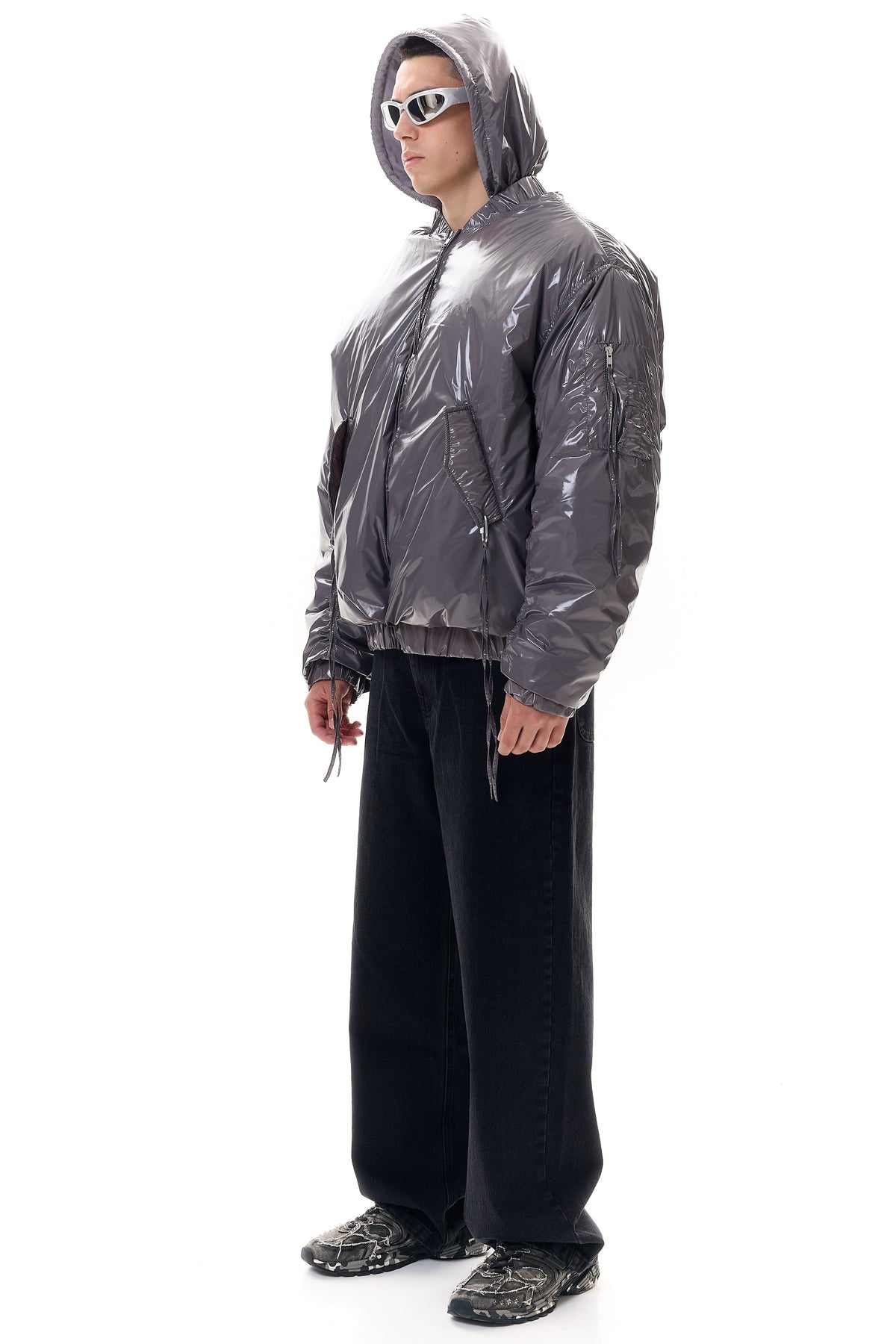 Oversized Bomber Jacket