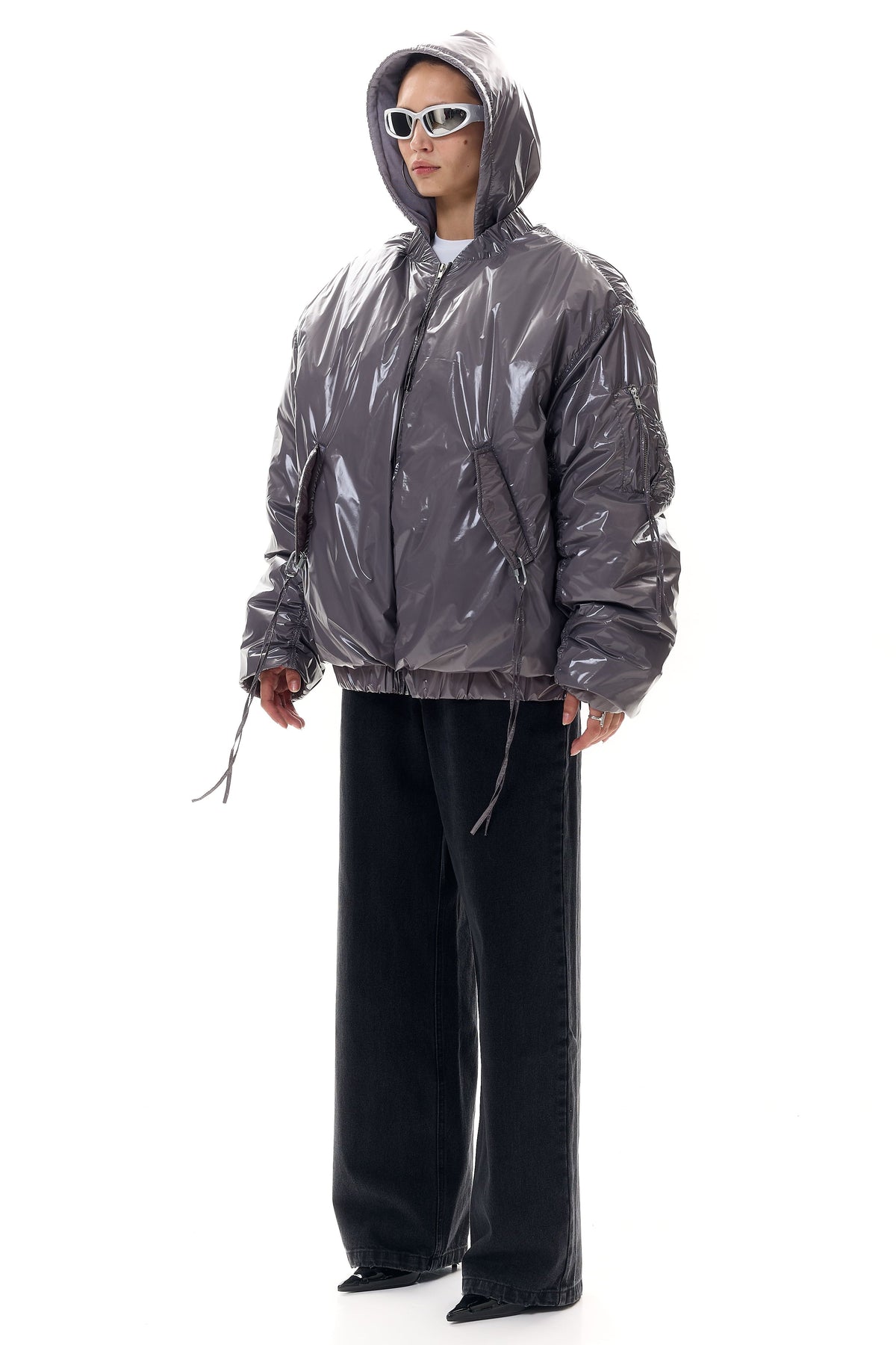 Oversized Bomber Jacket