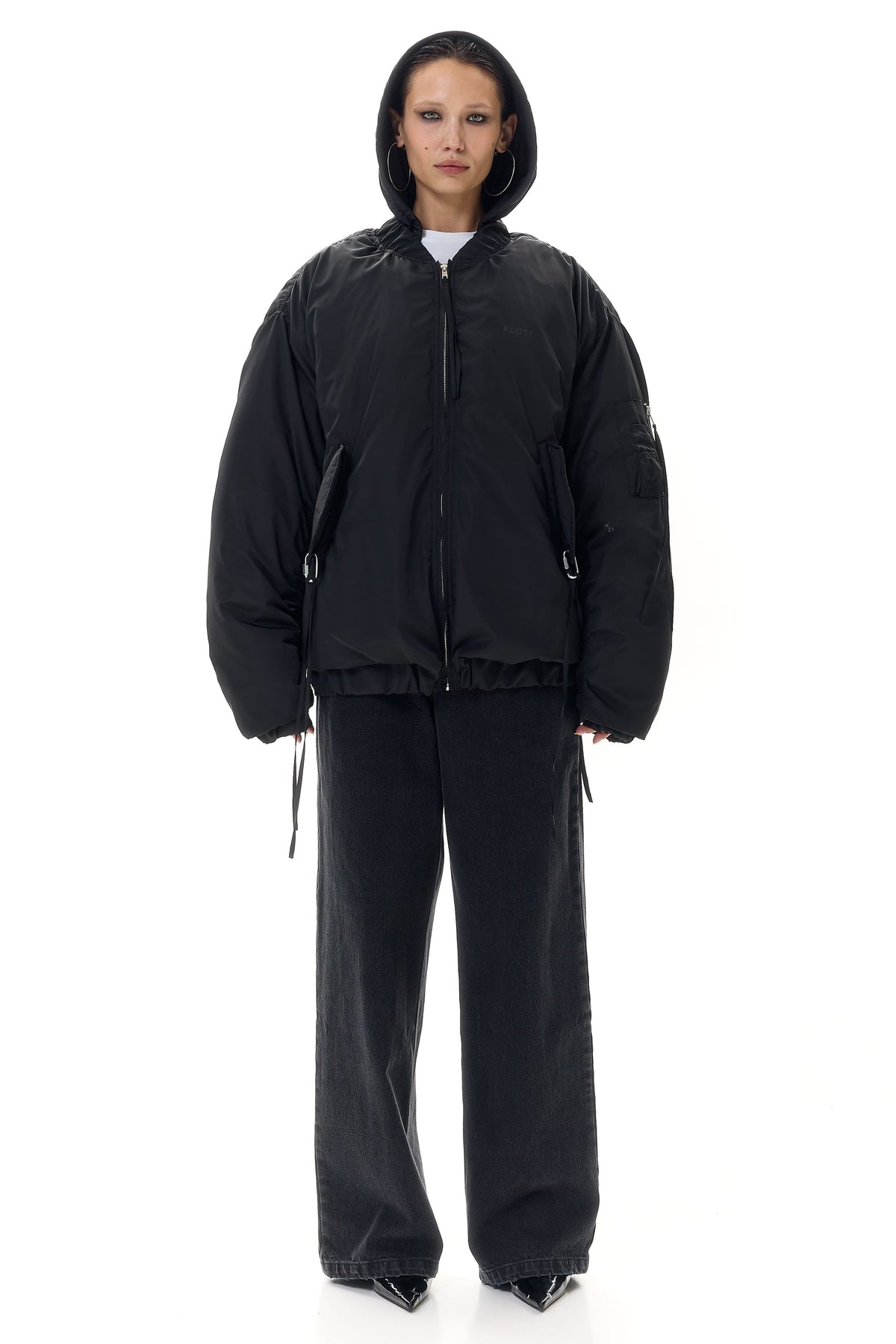 Oversized Bomber Jacket