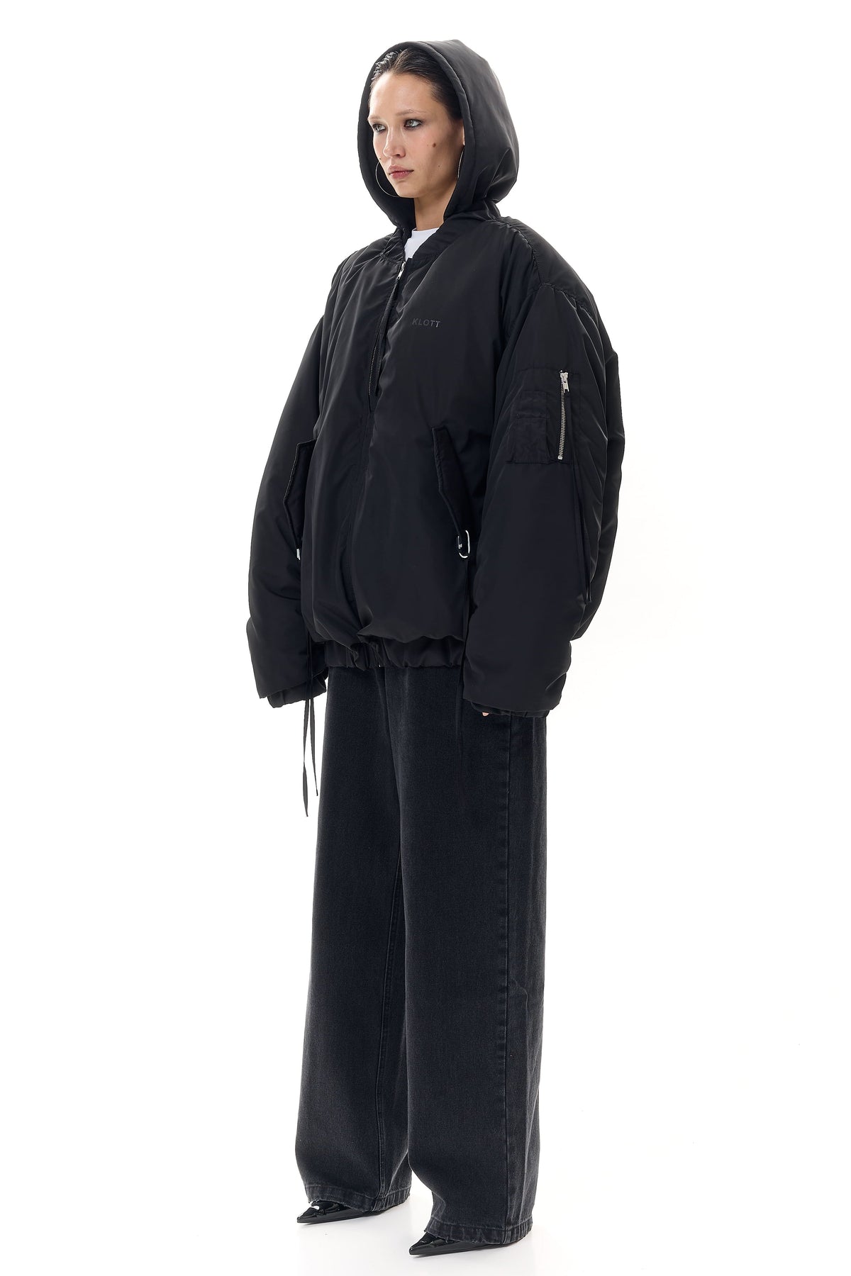 Oversized Bomber Jacket