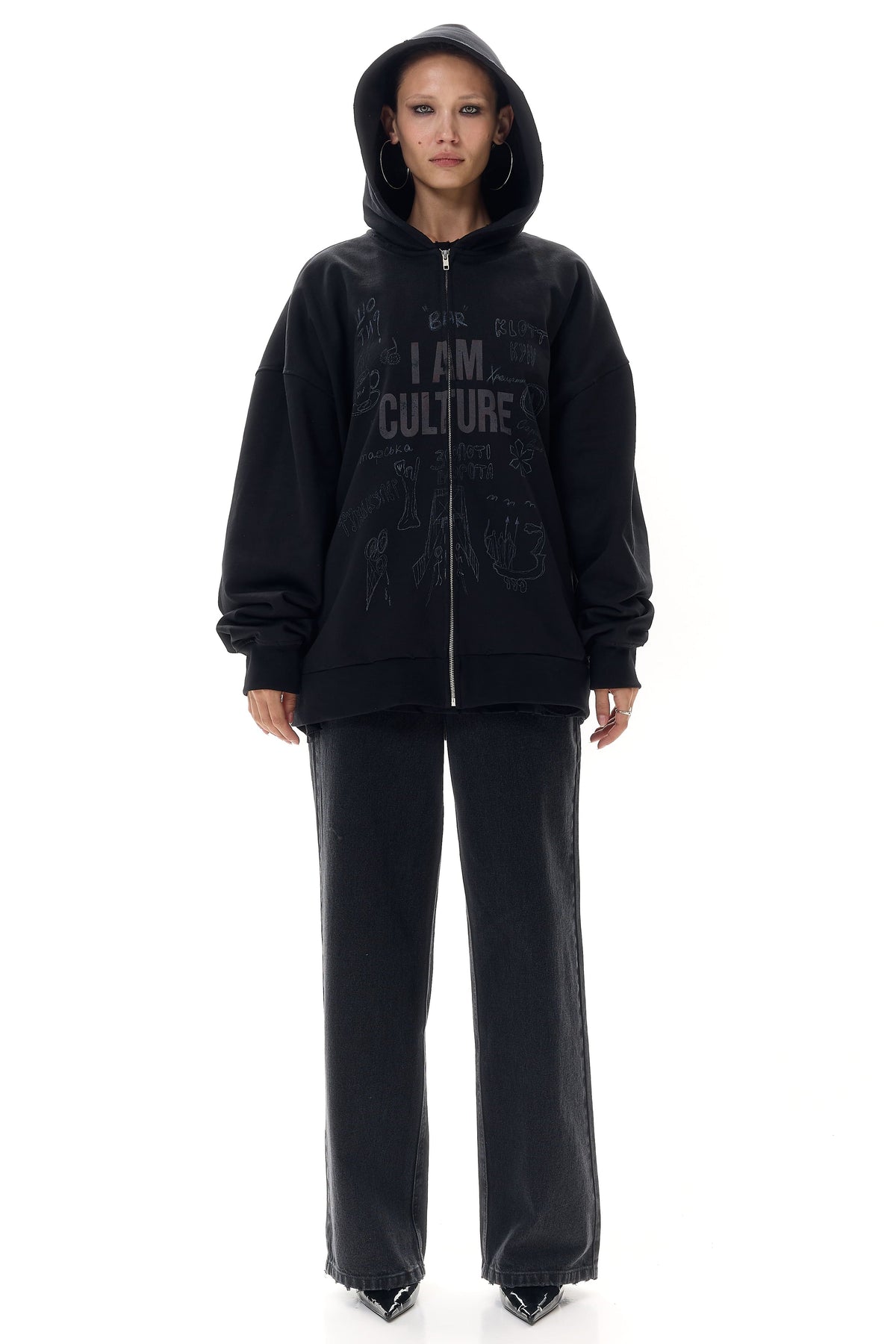 Oversized Hoodie "I am Culture"