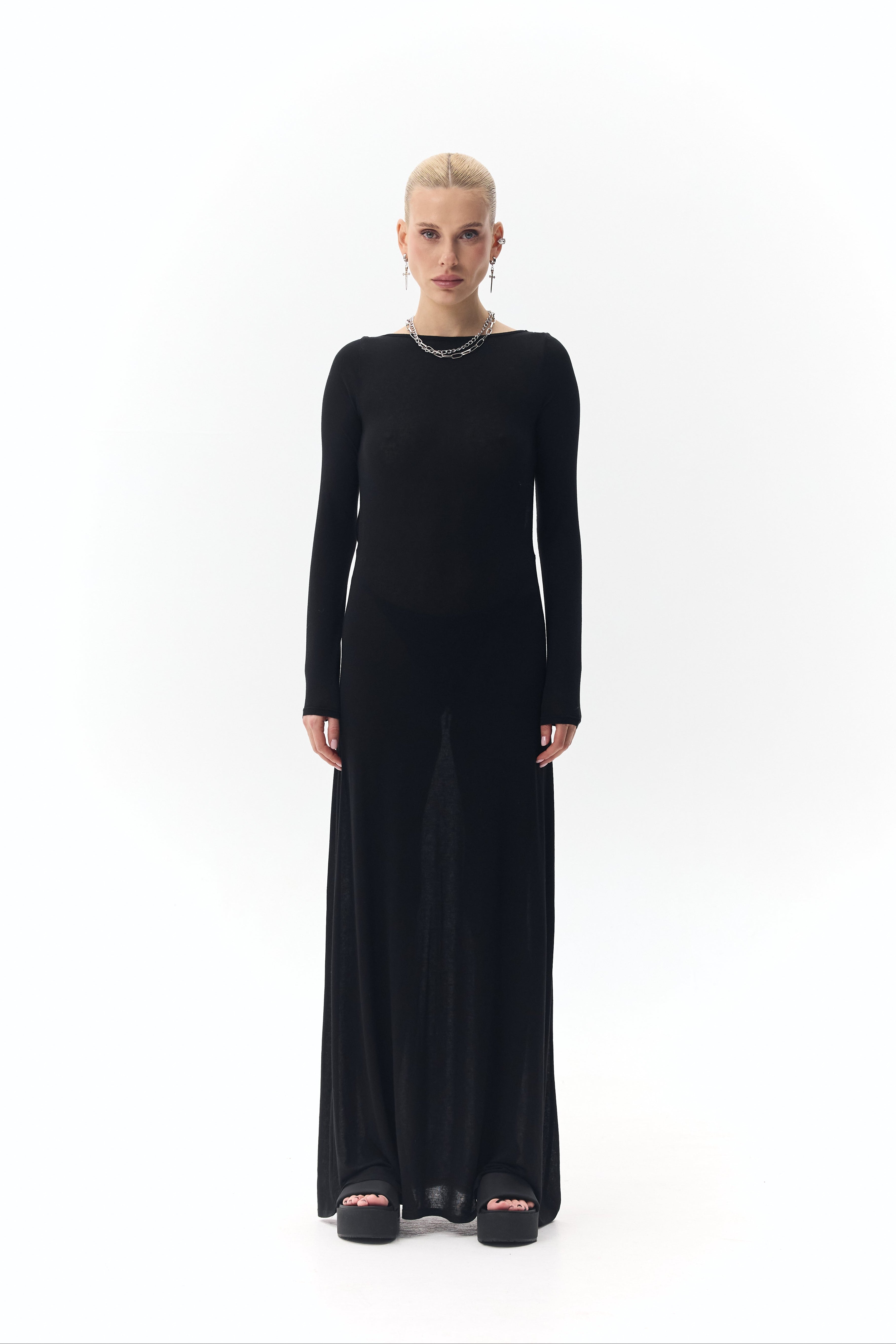 Sheer Maxi Dress "Infini"