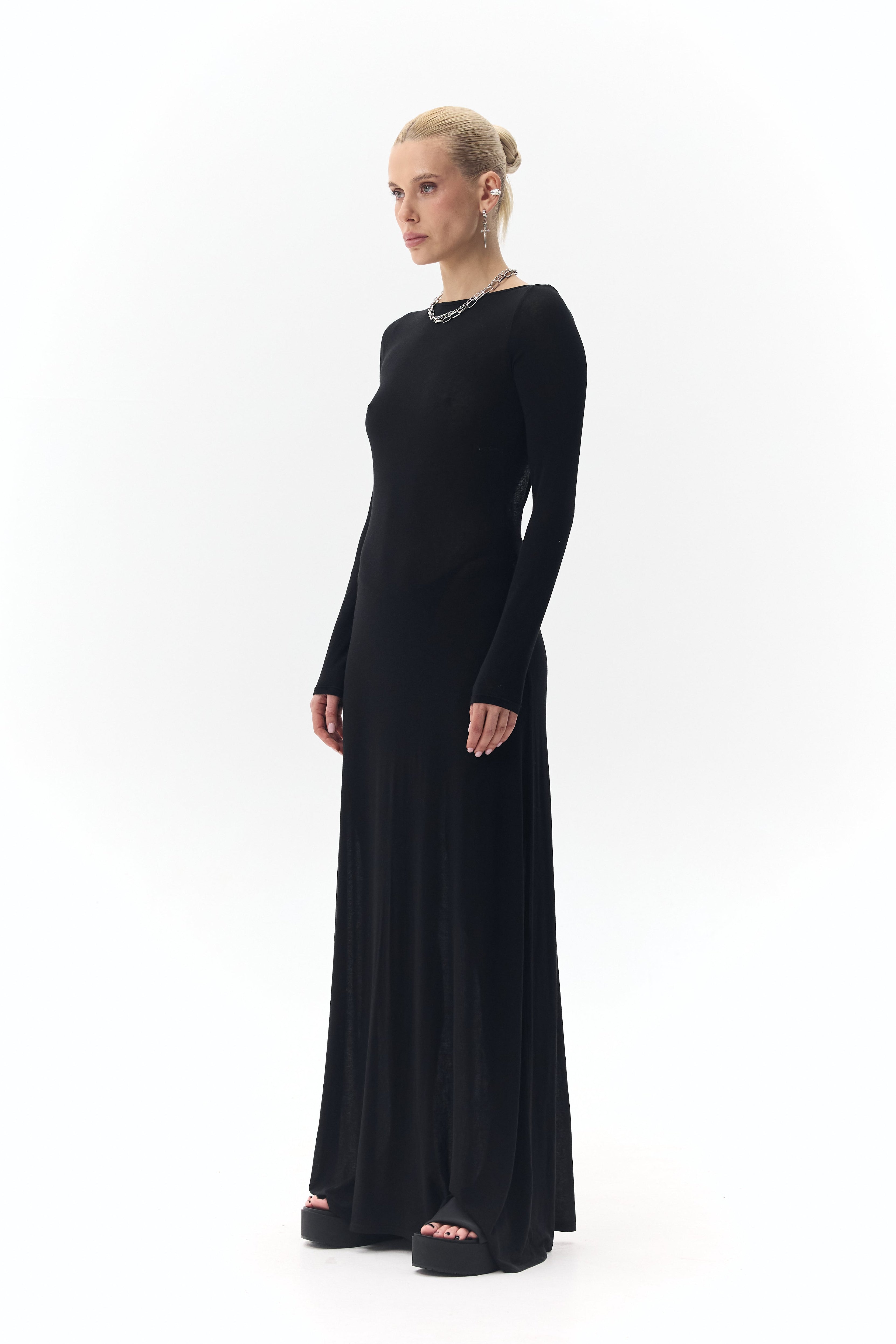 Sheer Maxi Dress "Infini"