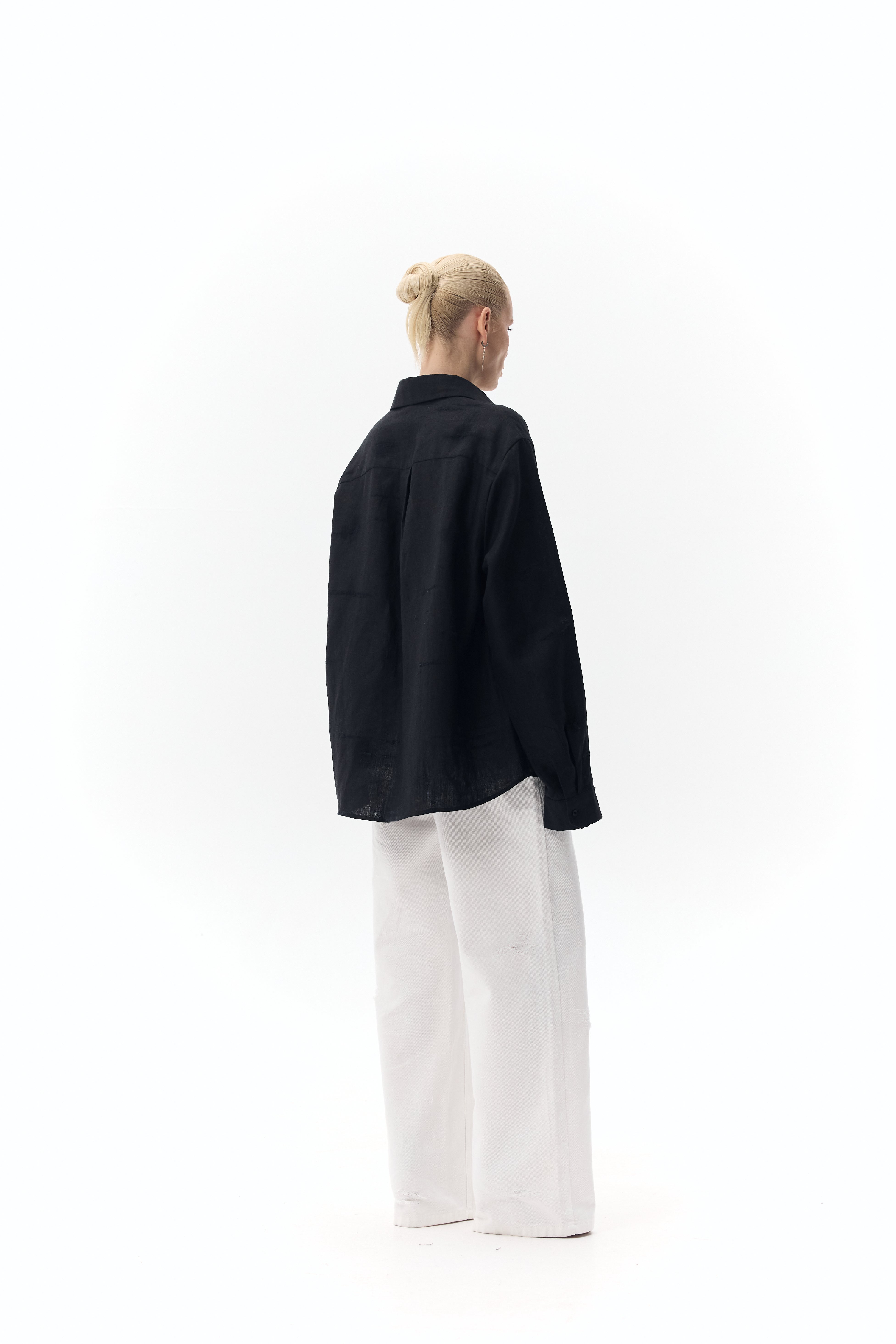 Distressed Linen Shirt