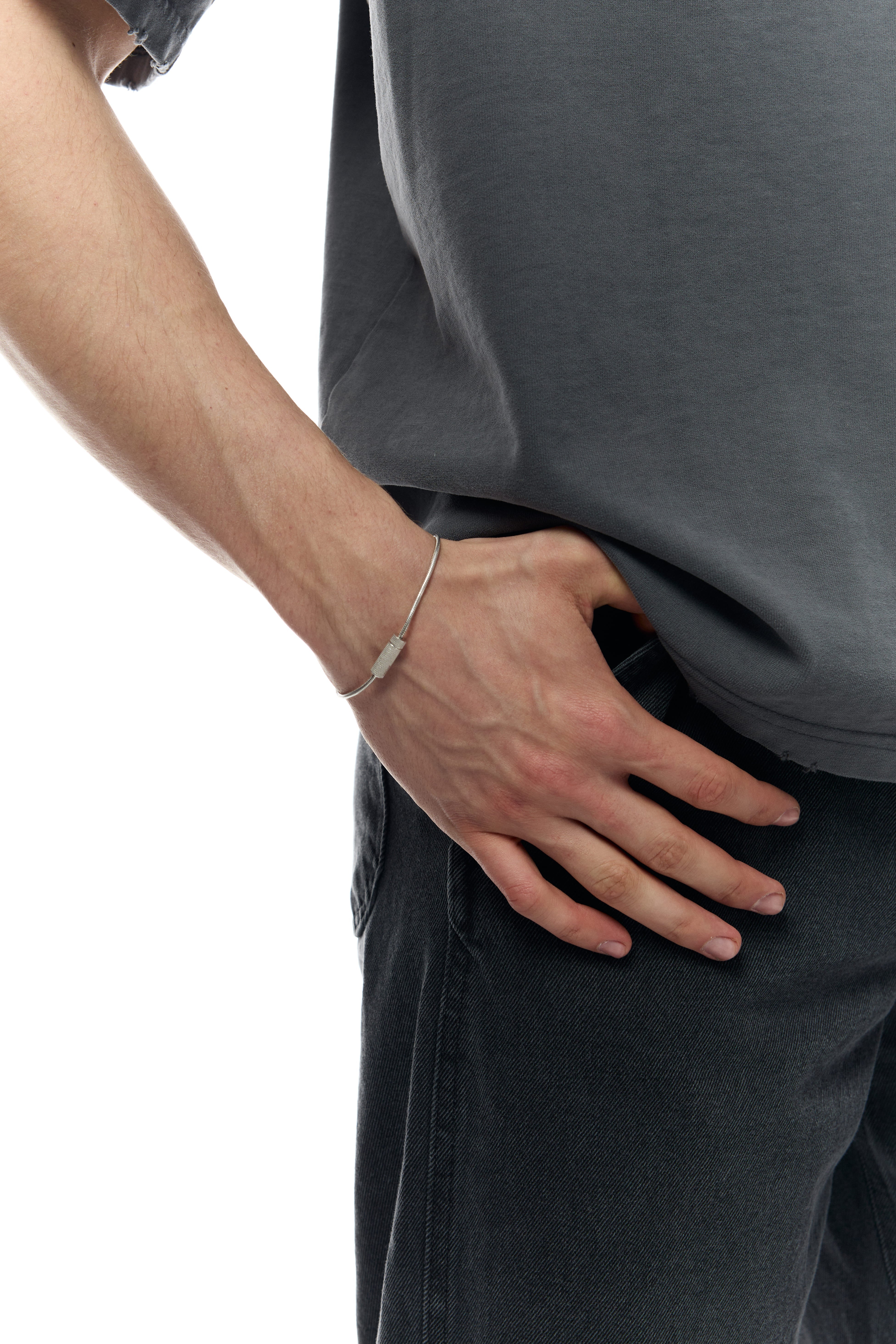 KLOTT INDUSTRIAL SILVER BRACELET