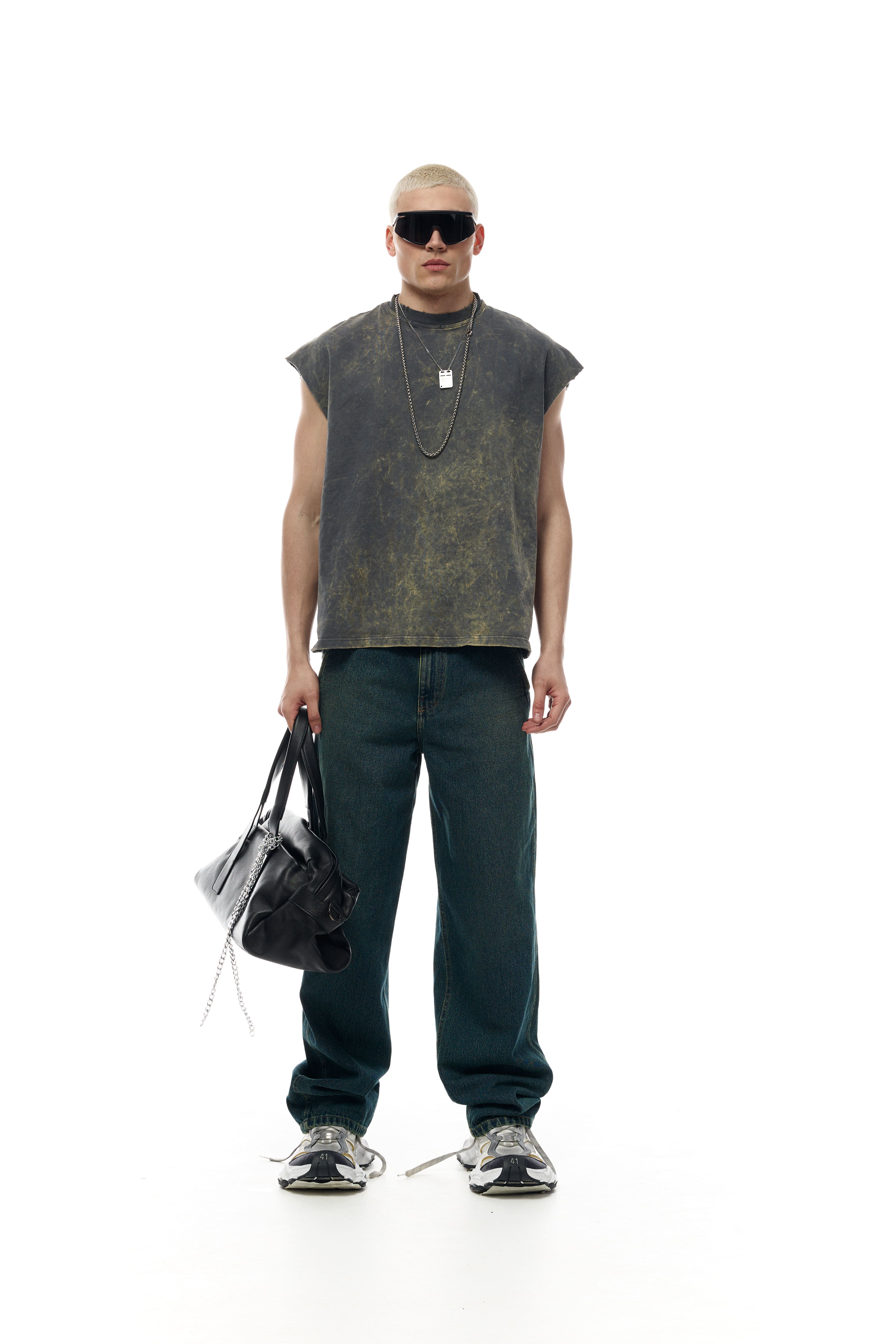 OVERSIZED FIT COTTON TANK TOP