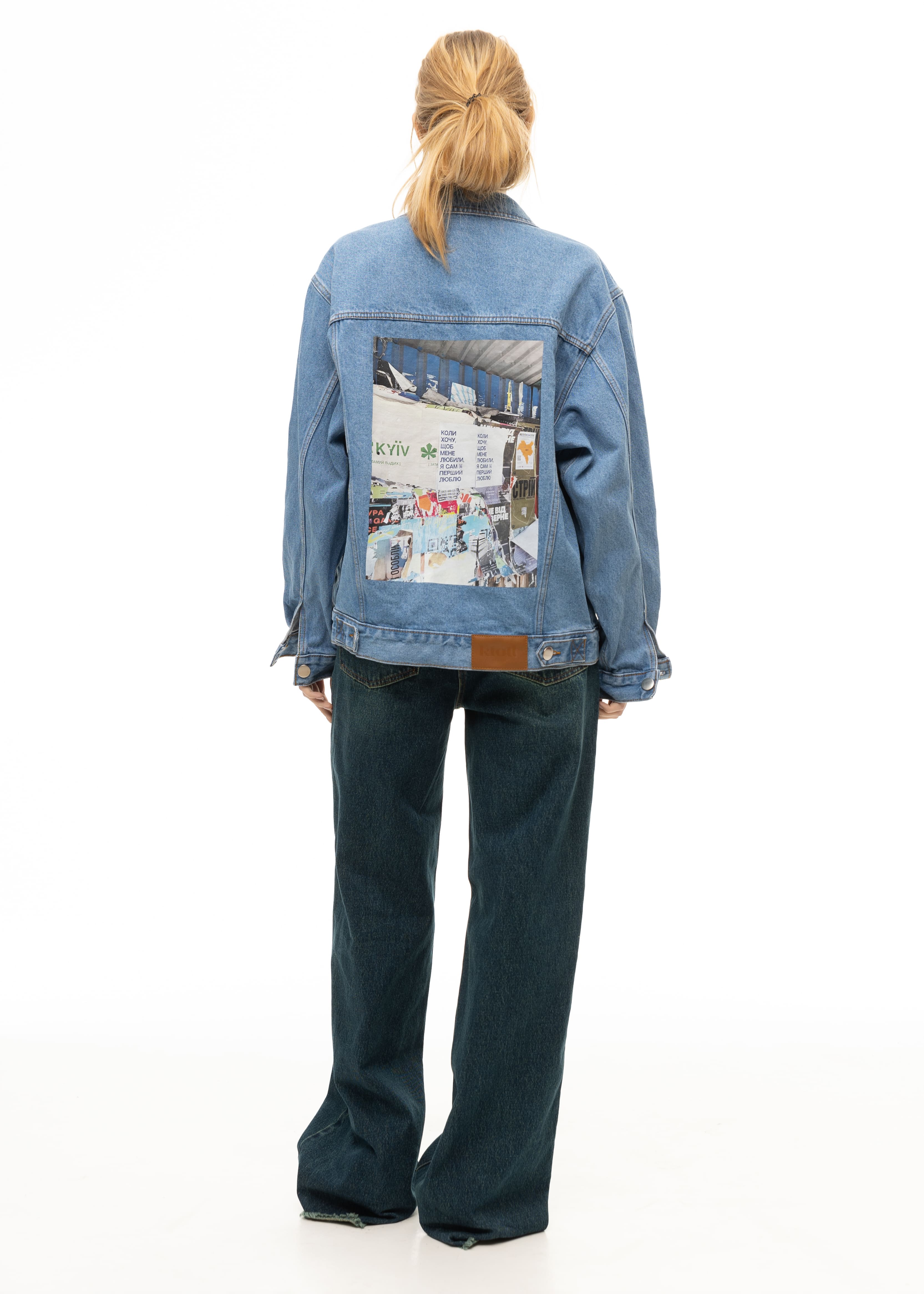 DENIM JACKET "POSTERS"